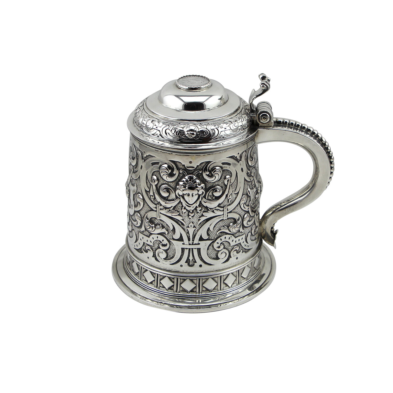 Danish Silver Tankard, Circa 18th/19th Century