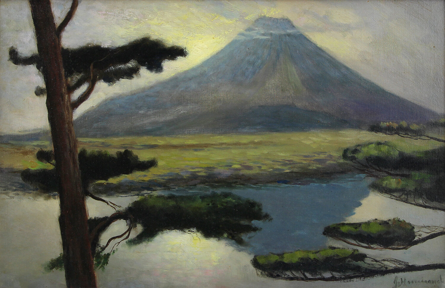 John A. Hammond, Rca, Osa (Canadian 1843-1939) 'Fuji Yama, Japan'