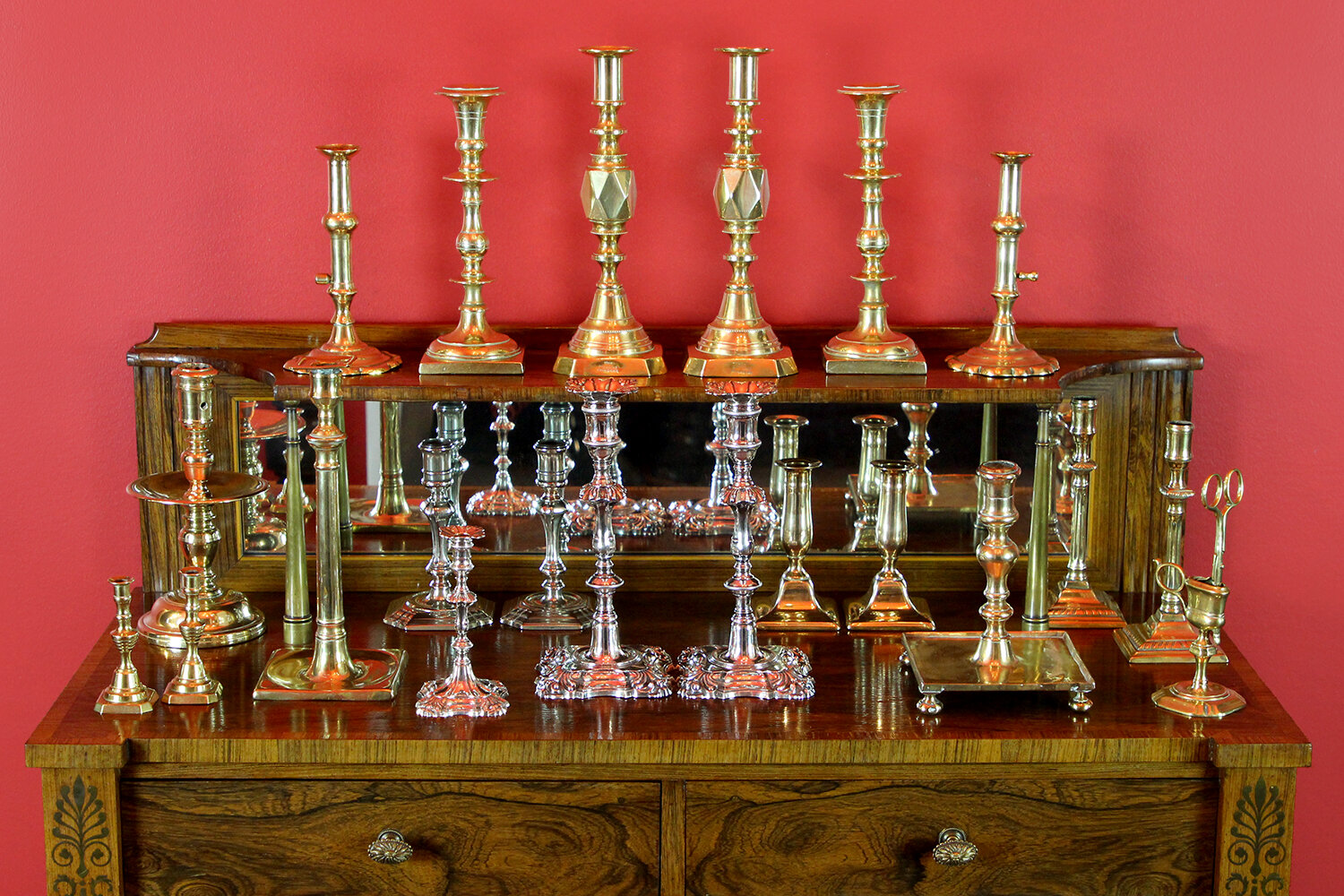 Spanish 18th Century Brass Chamberstick 1 - chambersticks