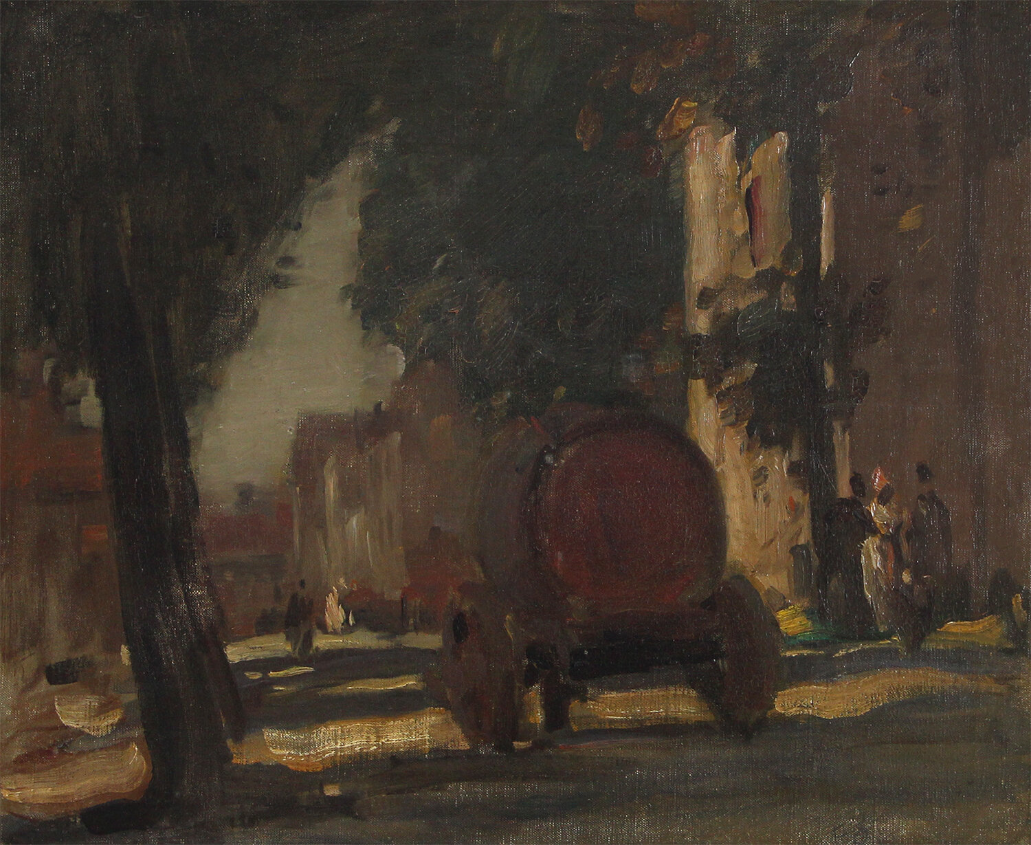 Frank Brangwyn (British 1867-1956) 'Tyrolean Water Cart'