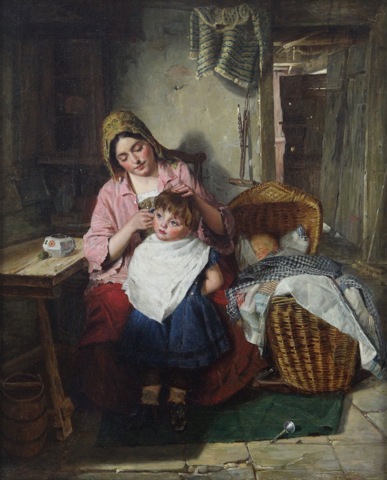 Archibald Campbell (British Fl. 1861-1868) 'Family Barber'