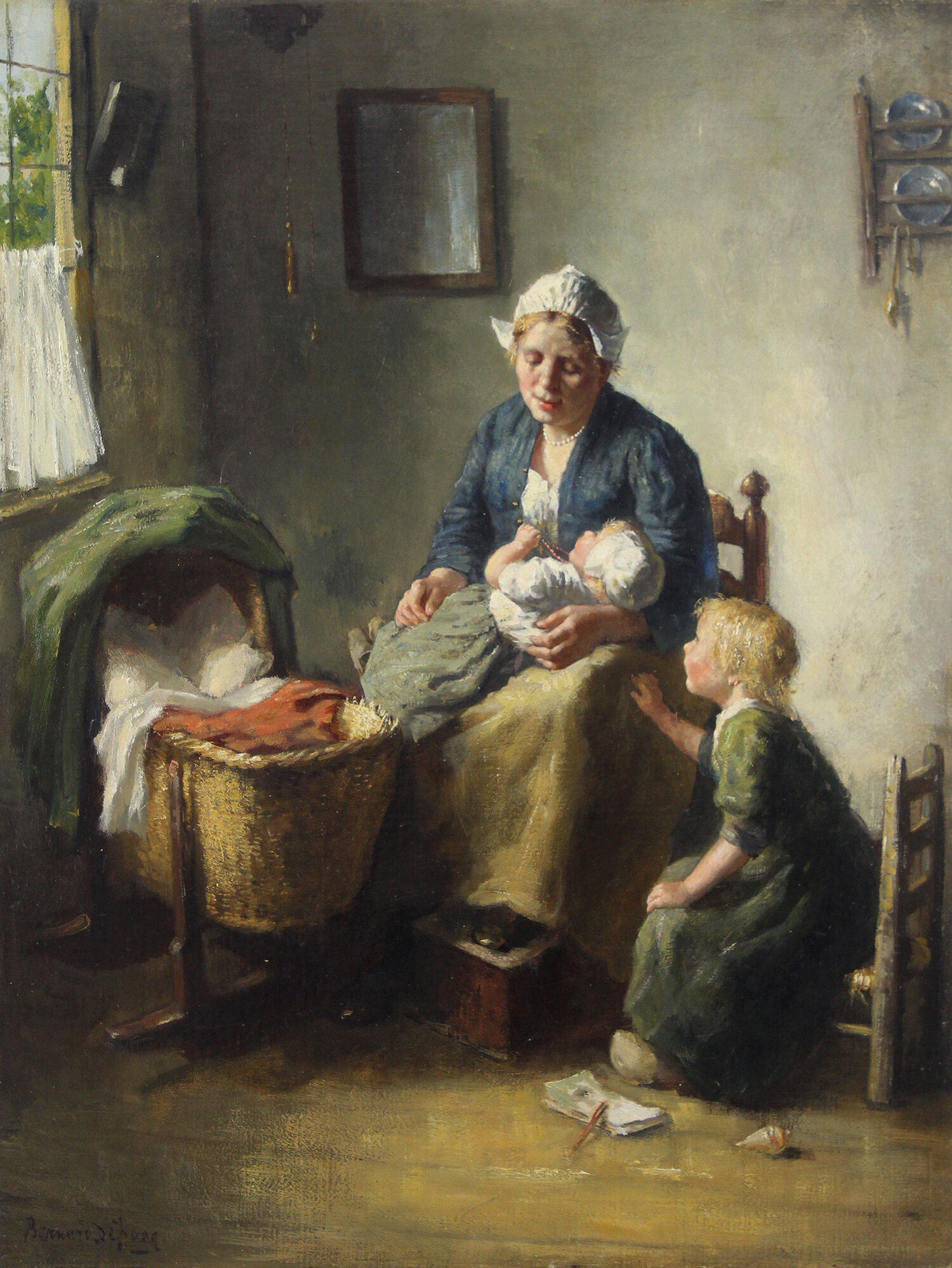 Bernard J. De Hoog (Dutch 1862-1943)   Contentment 