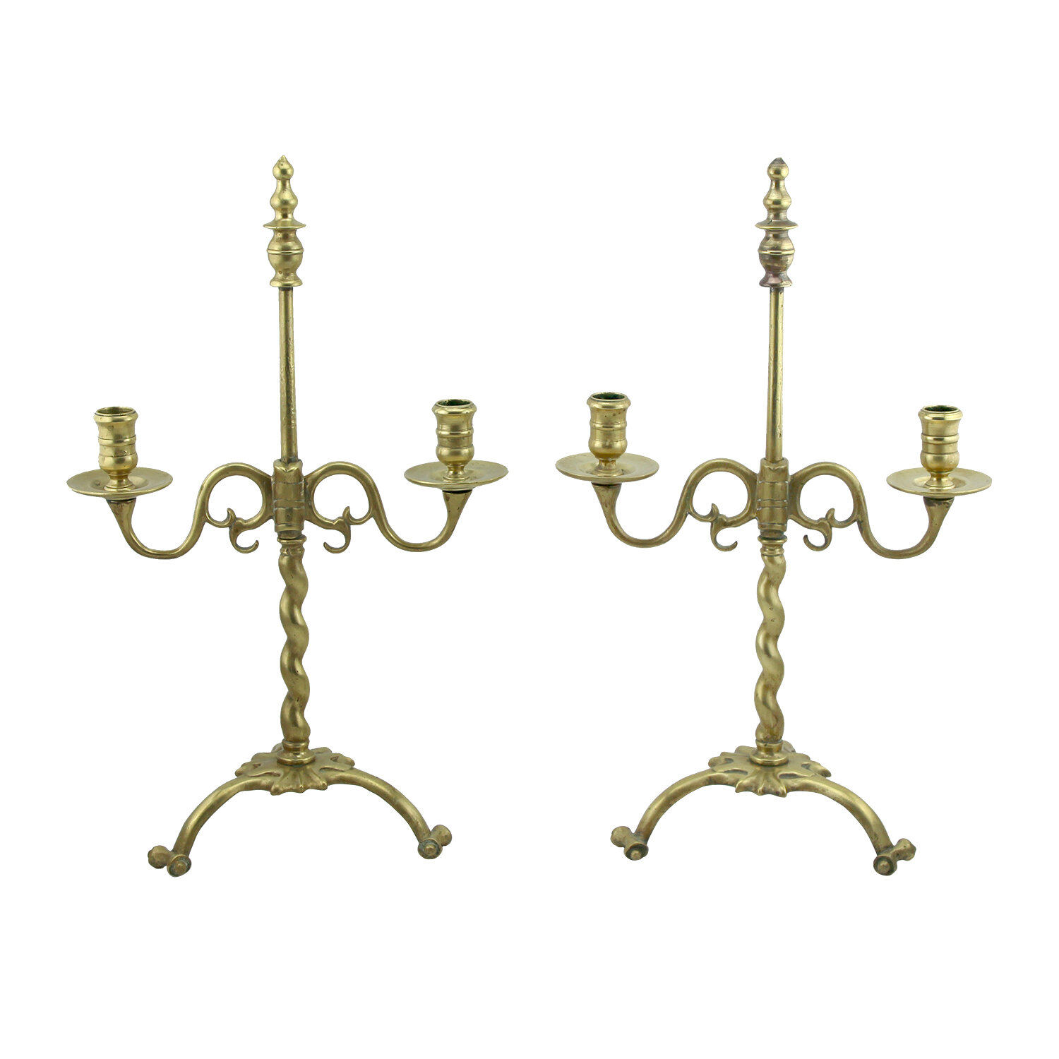 Pair of 18th Century Dutch Candelabra