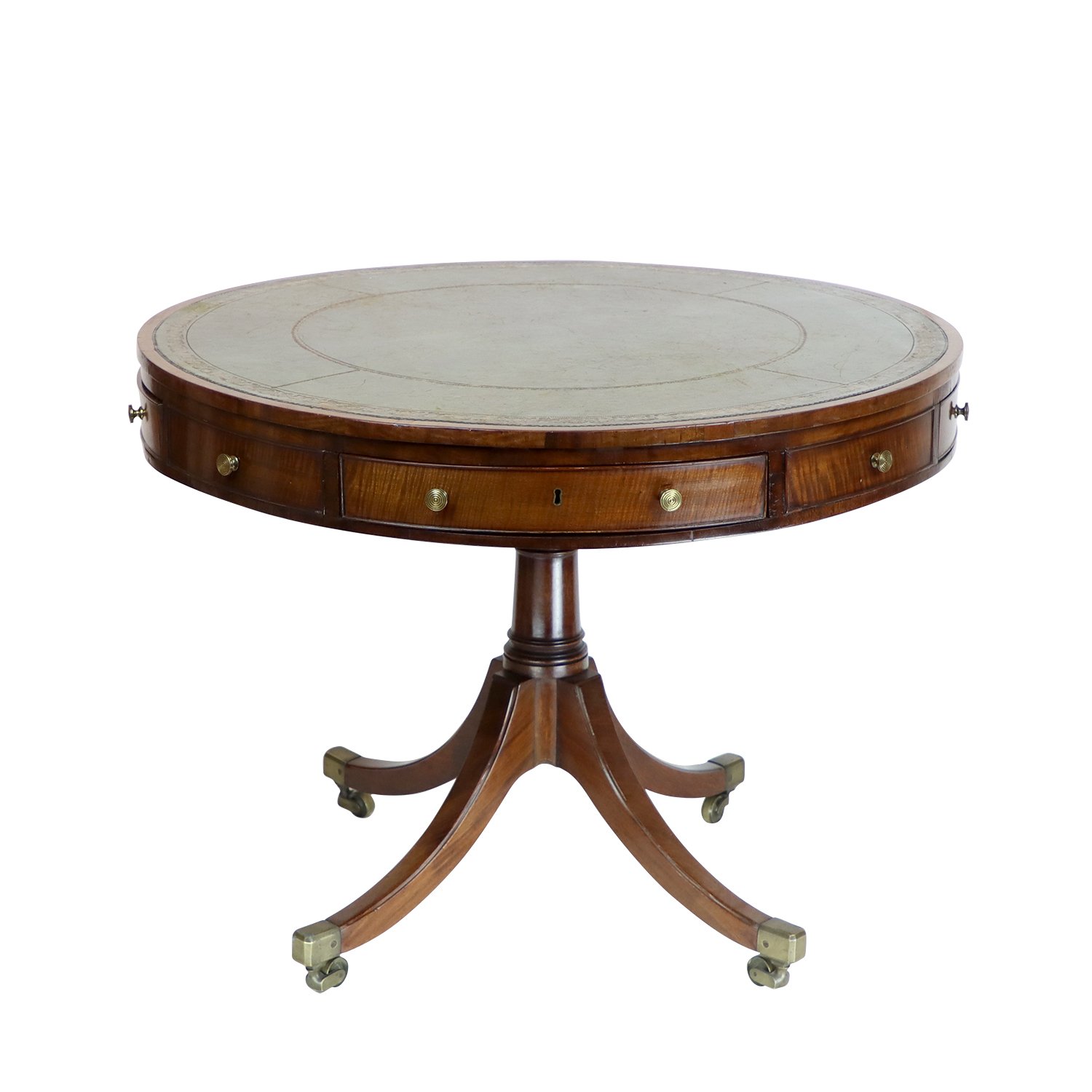 George III Drum Table, English, Circa 1800