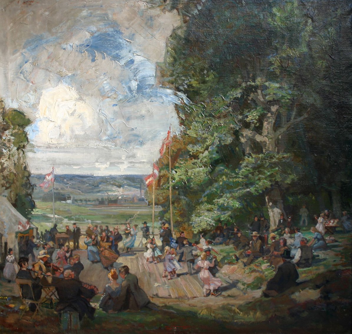 Carl Forup (Danish 1883-1939), 'Summer Celebration'