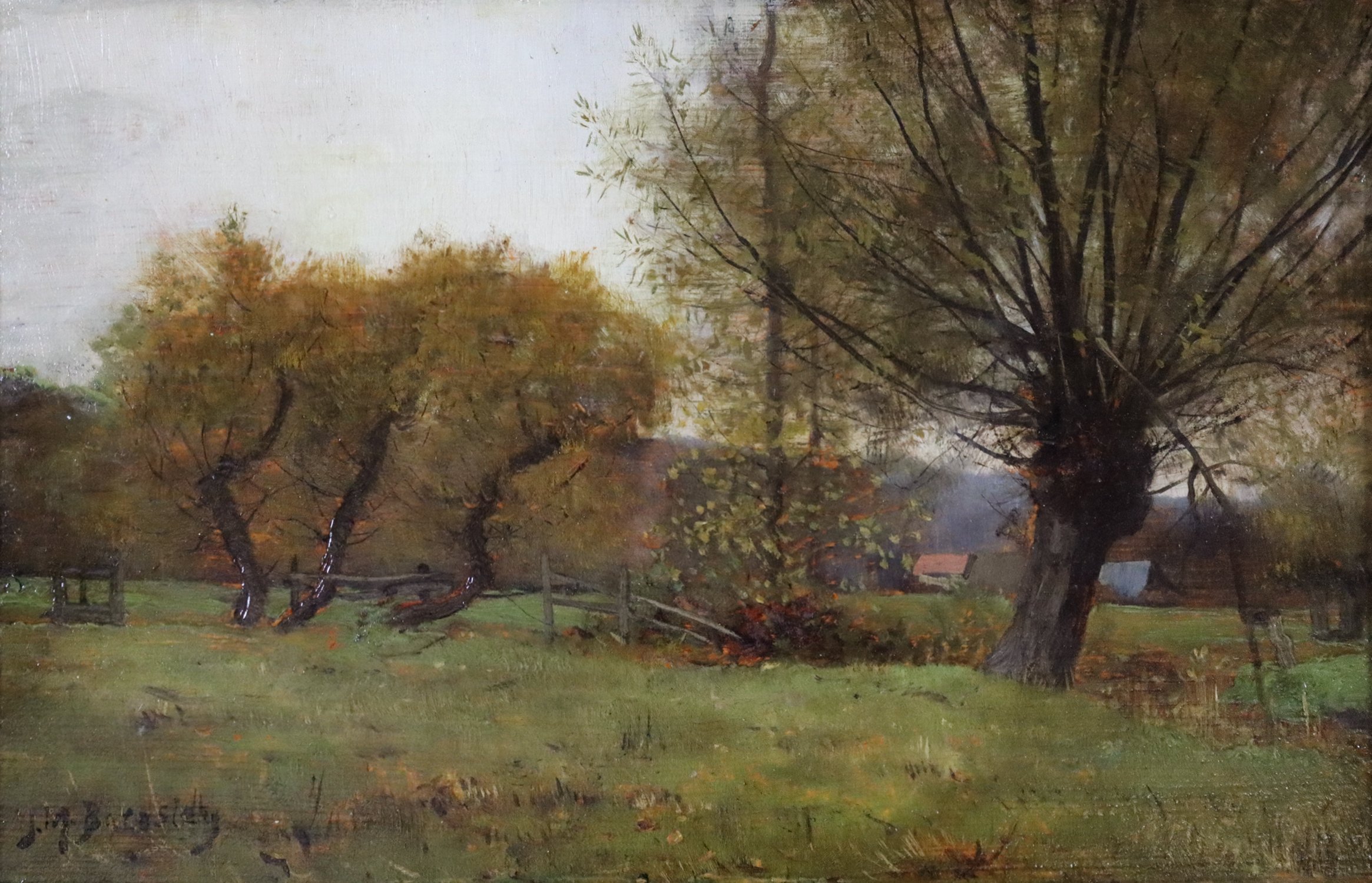 James Macdonald Barnsley (Canadian 1861-1929) 'Landscape (Likely Northern France)'