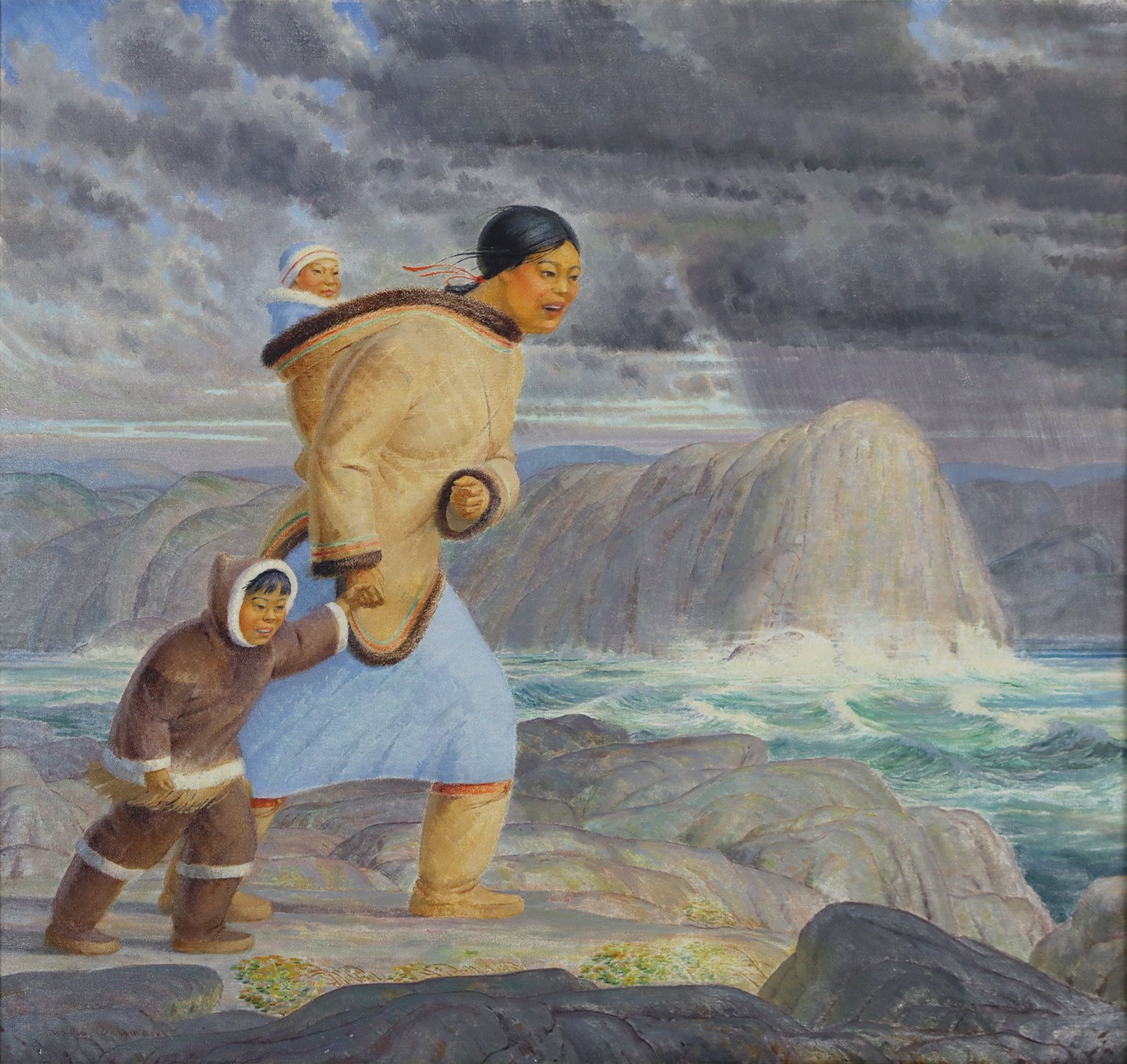 Thomas Harold Beament (Canadian 1898-1984) 'Gathering Sea'