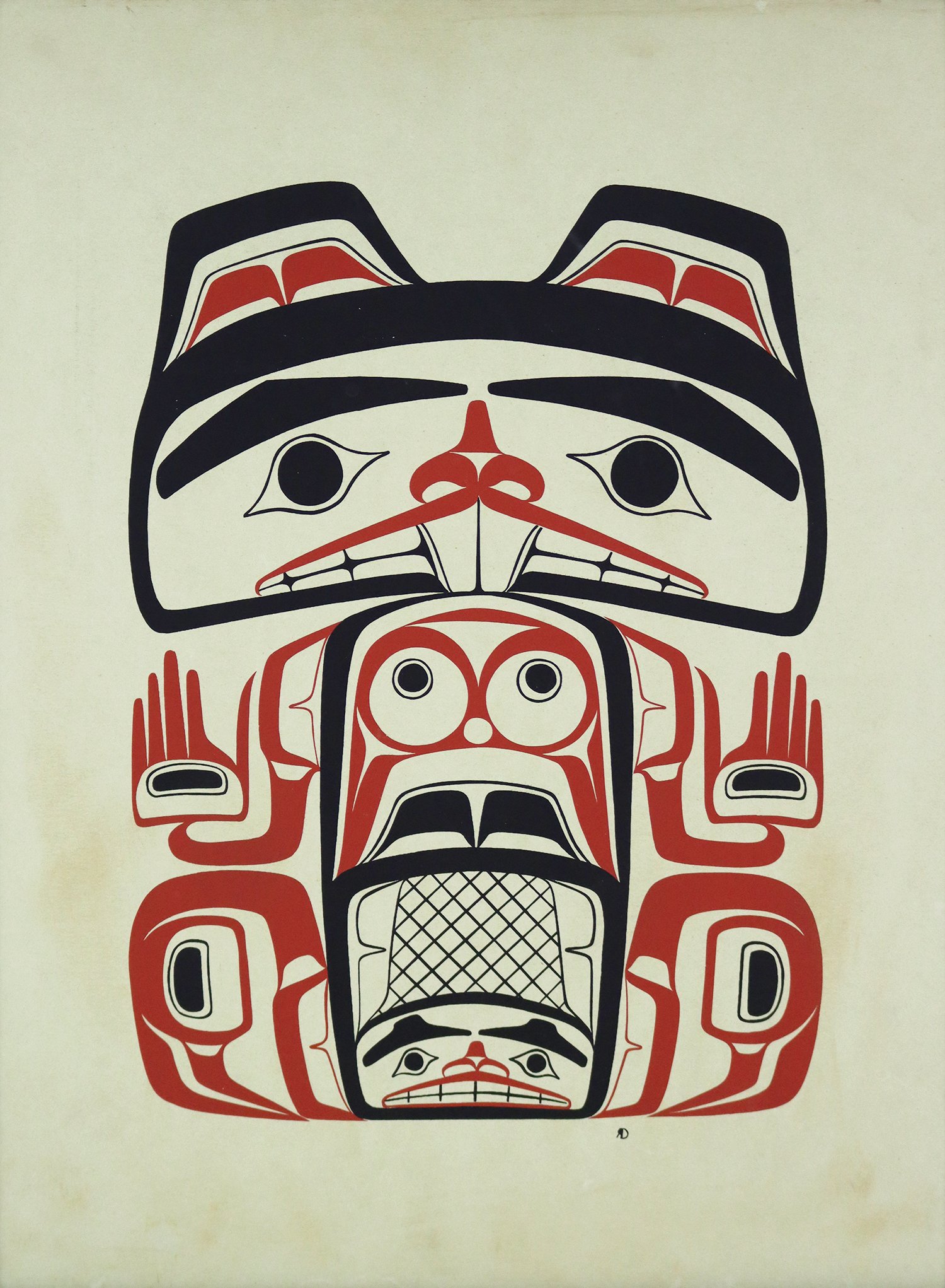 Robert Charles (G̲uud San Glans) Davidson (Haida/Canadian, b. 1946) 'Beaver'