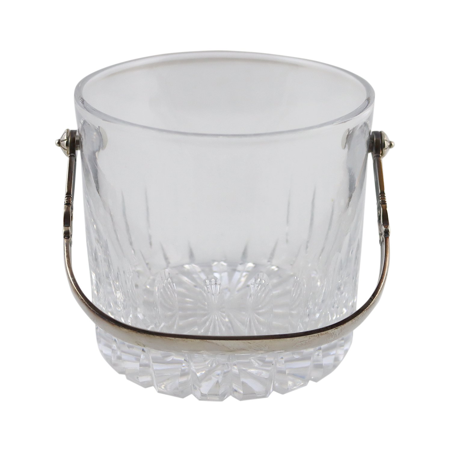 Georg Jensen (Danish, 1866-1935), Crystal and Silver Acorn Ice Bucket 1137