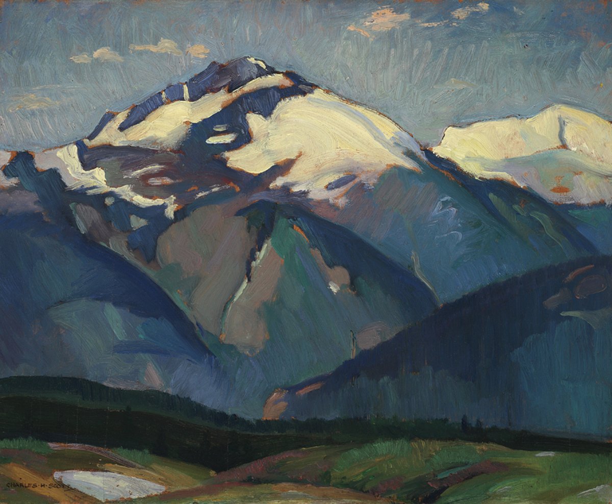 Charles Hepburn Scott (Canadian 1886-1964)  'Tantalus Peak from Garibaldi Park'