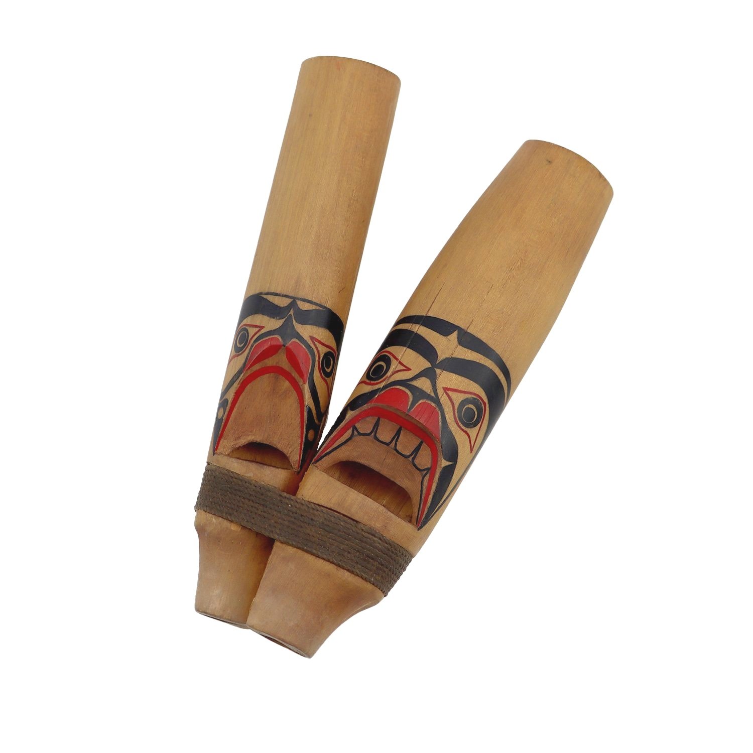 John Livingston (adopted Kwakwaka'wakw (Kwakiutl) 1951-2019)  'Hamatsa Madzis (Whistles)'