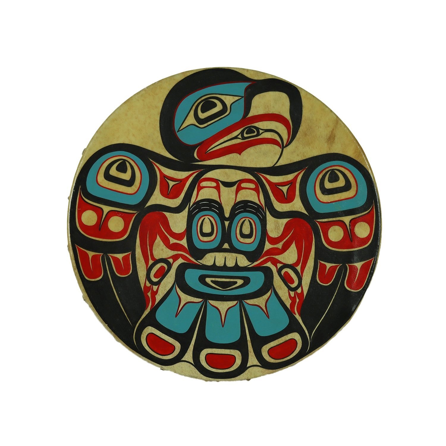 Stanley E. Hunt (Kwakwaka'wakw (Kwakiulth) (Canadian) 1958-2011) 'Eagle Drum'