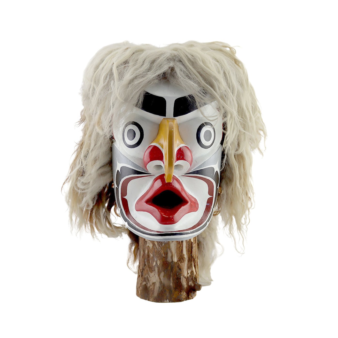 Phil Nuytten (Kah-Sah-Las) (Canadian 1941-2023) 'Danced Human Portrait Mask'