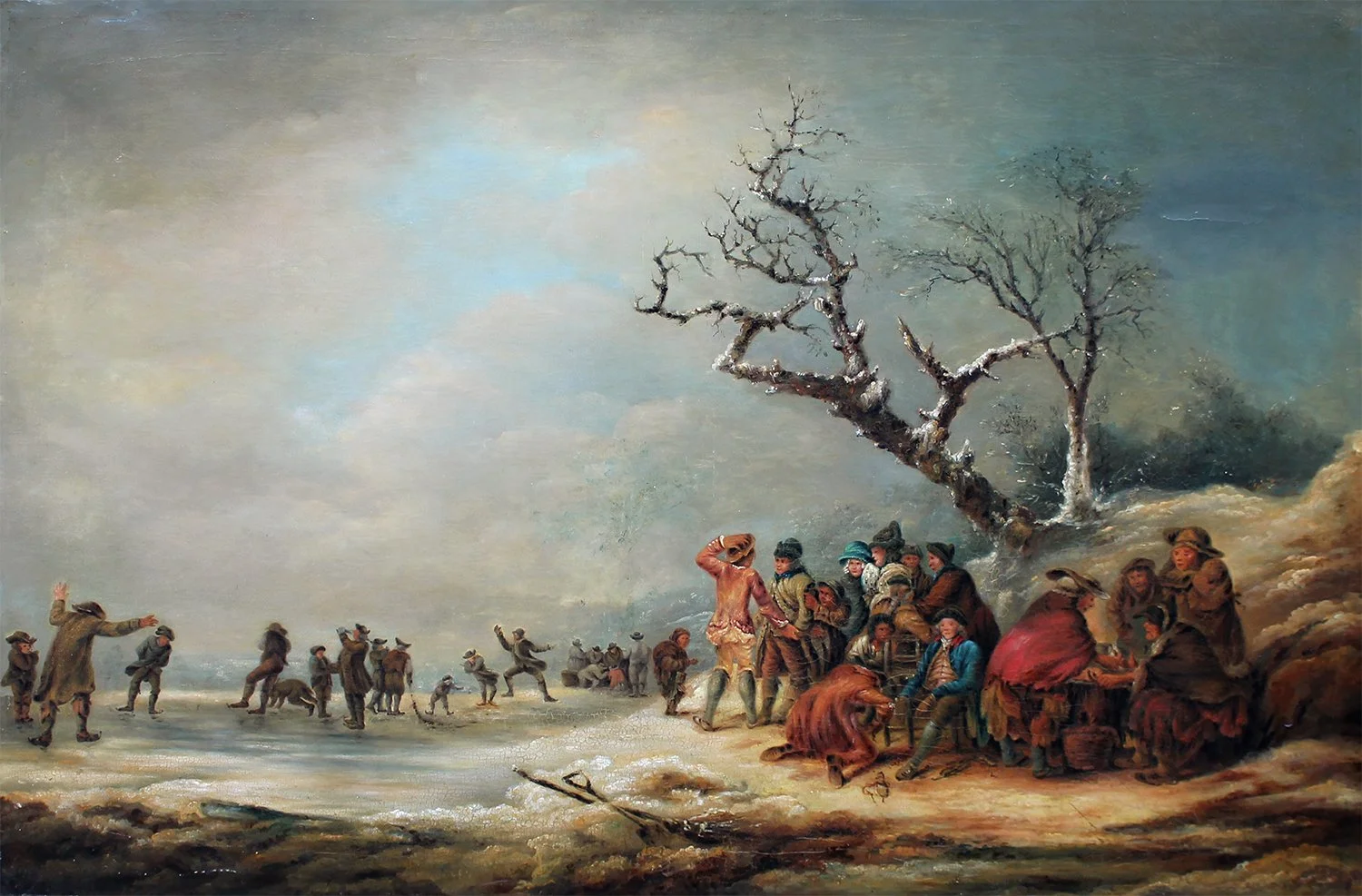 'A Winter Morning with Skating in Hyde Park'