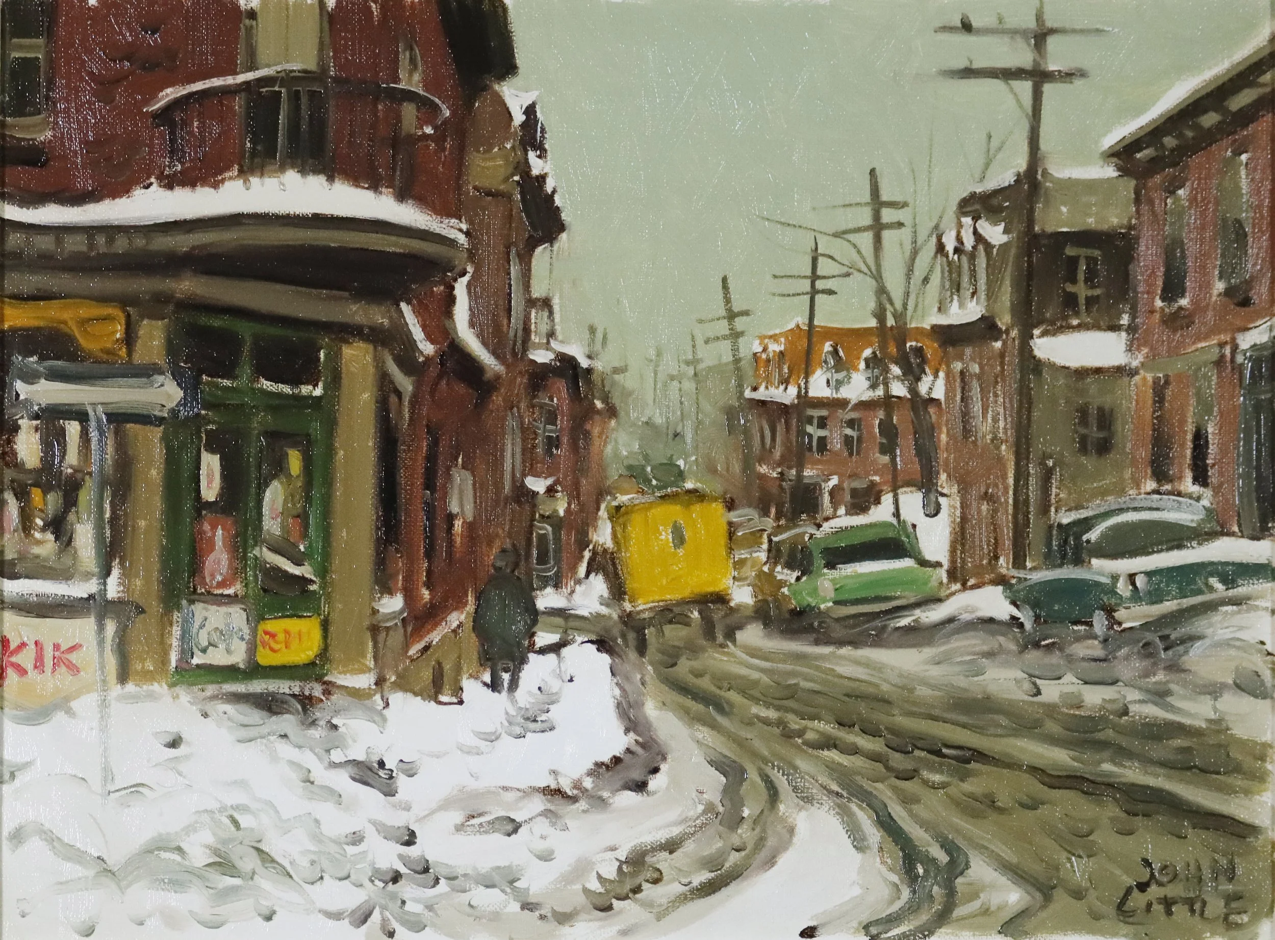 John Geoffrey Caruthers Little (Canadian 1928-2024) 'Rue Marie Anne'