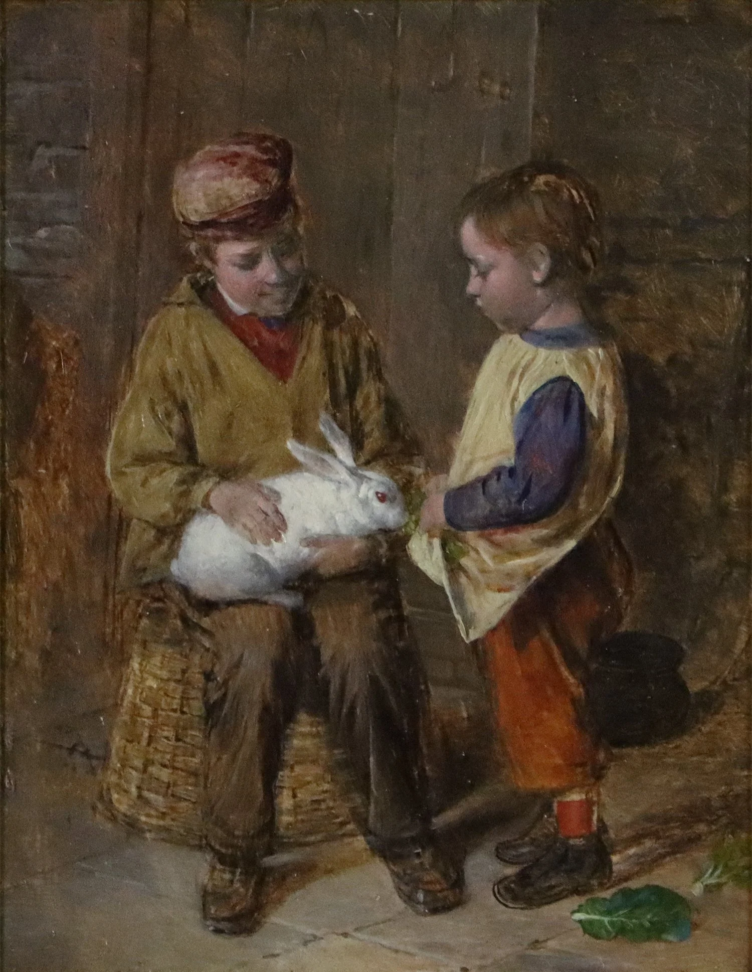 William Hemsley (Dutch / Belgian 1829-1908) 'The White Rabbit'