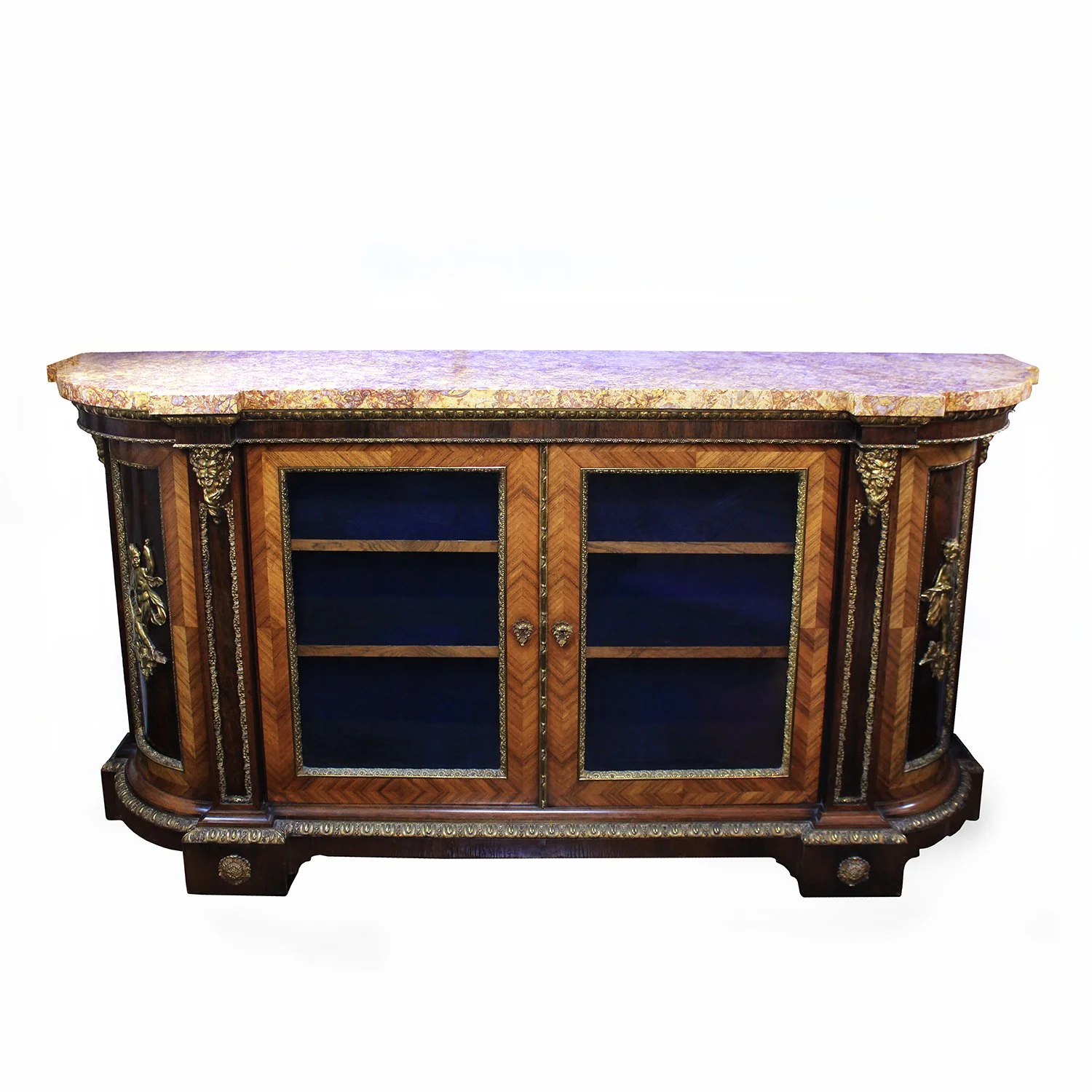 Victorian credenza with key, c.1860