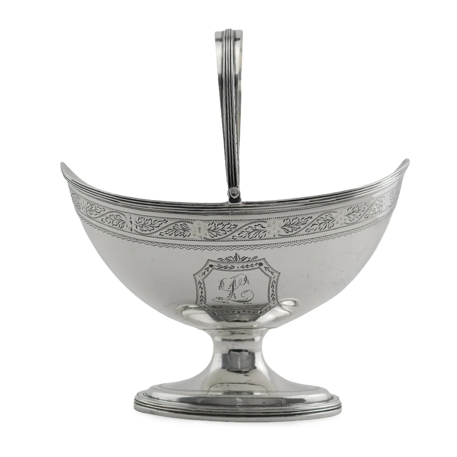 George III sterling silver sweetmeat basket, London 1797