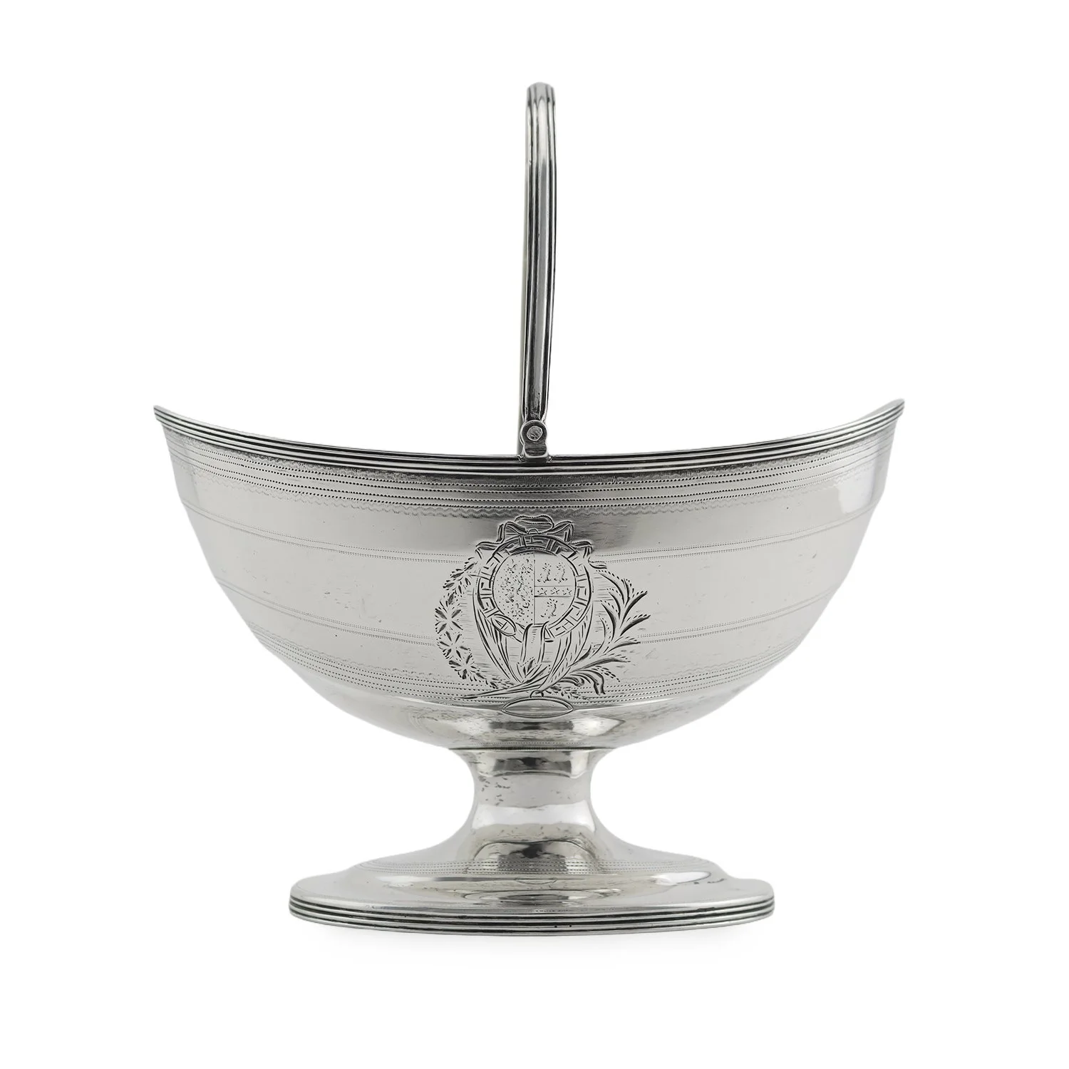 George III sterling silver sweetmeat basket, 1795
