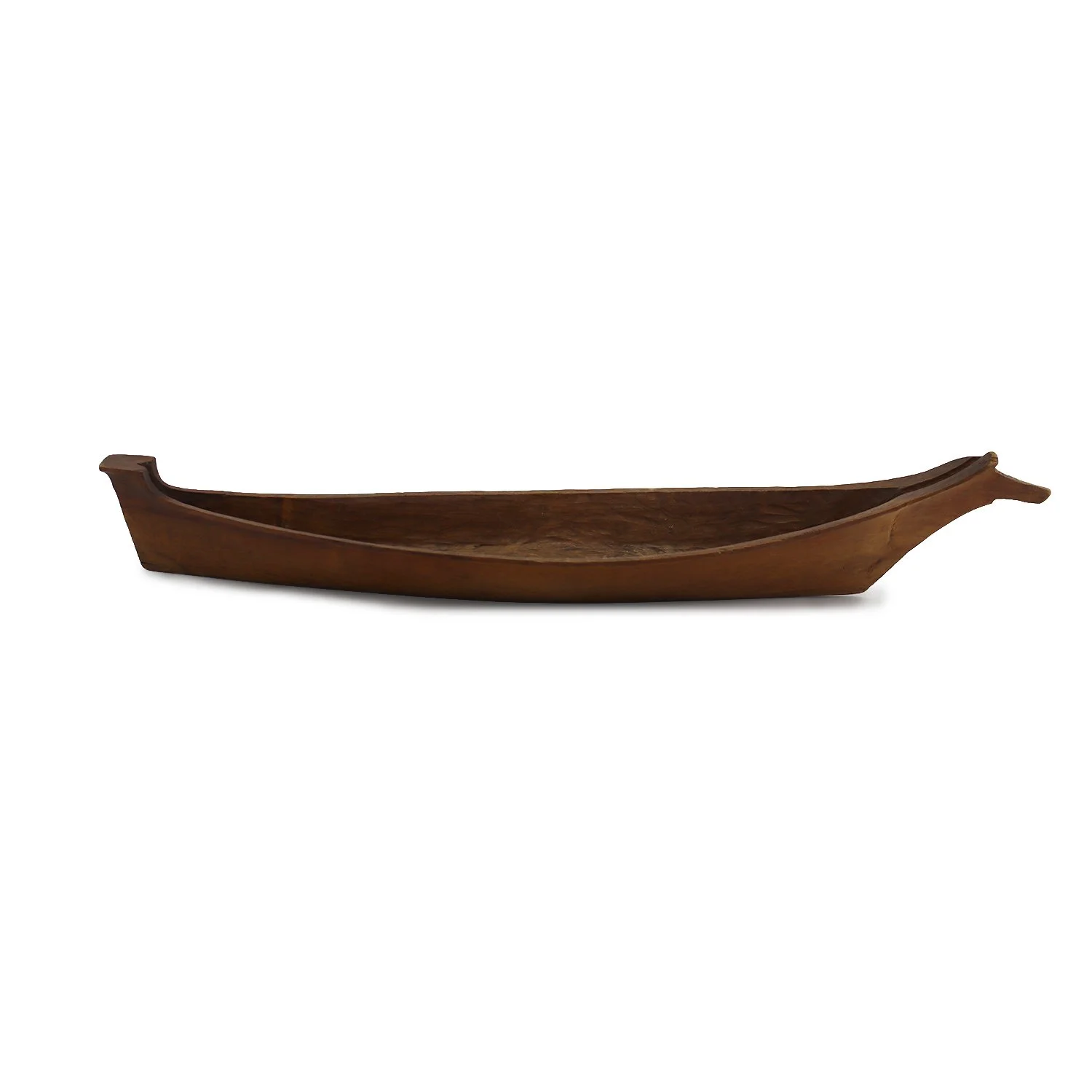 Haida carved wooden canoe model, circa 1900