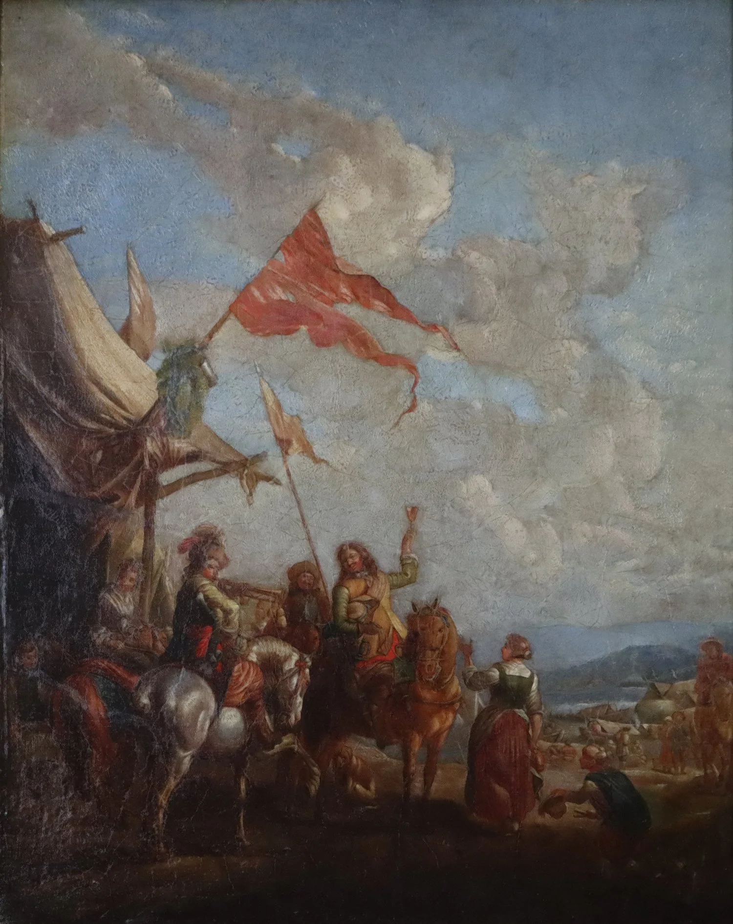 'Figures on Horseback' in style of Pieter Wouverman