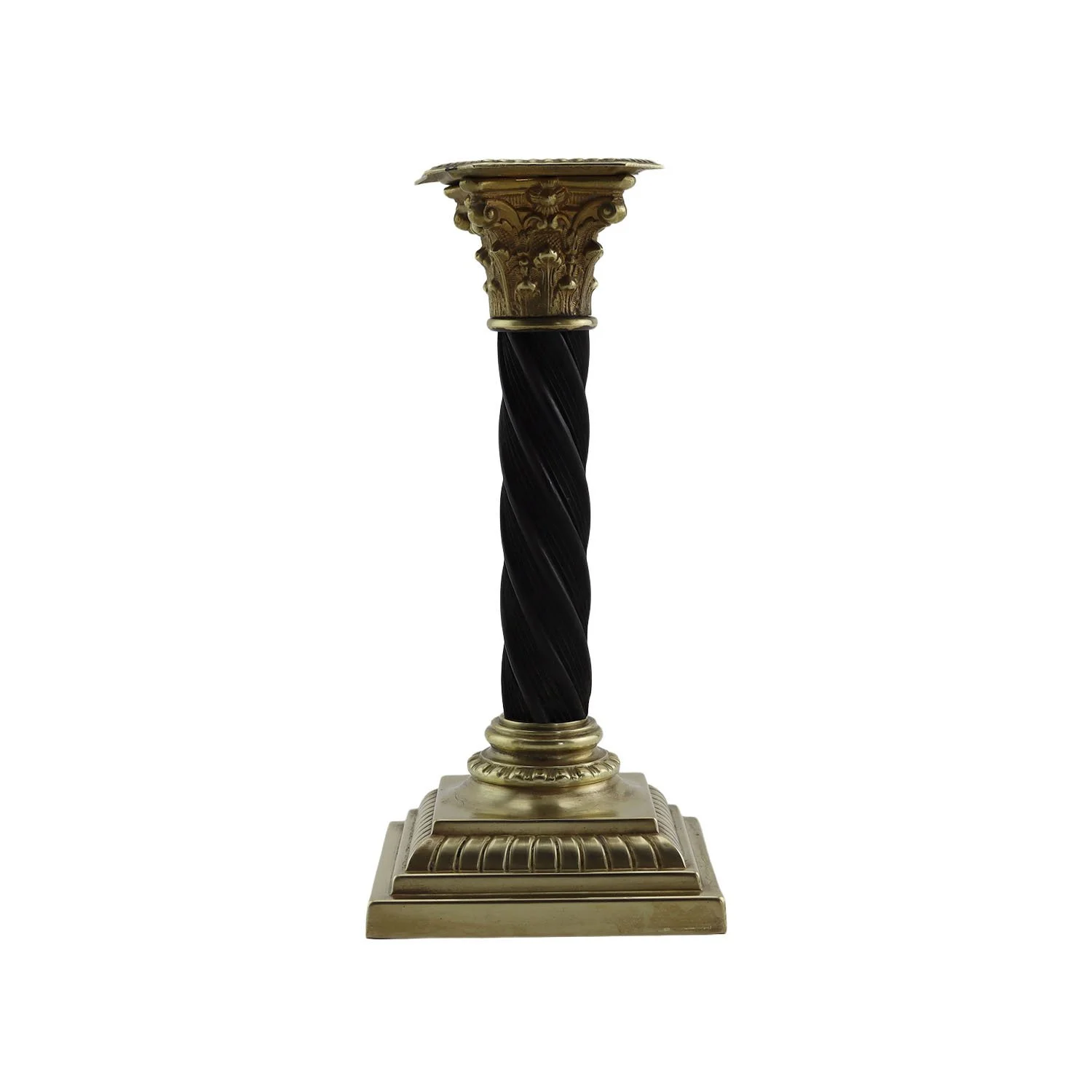 Neoclassical single Grand Tour candlestick, 19th century