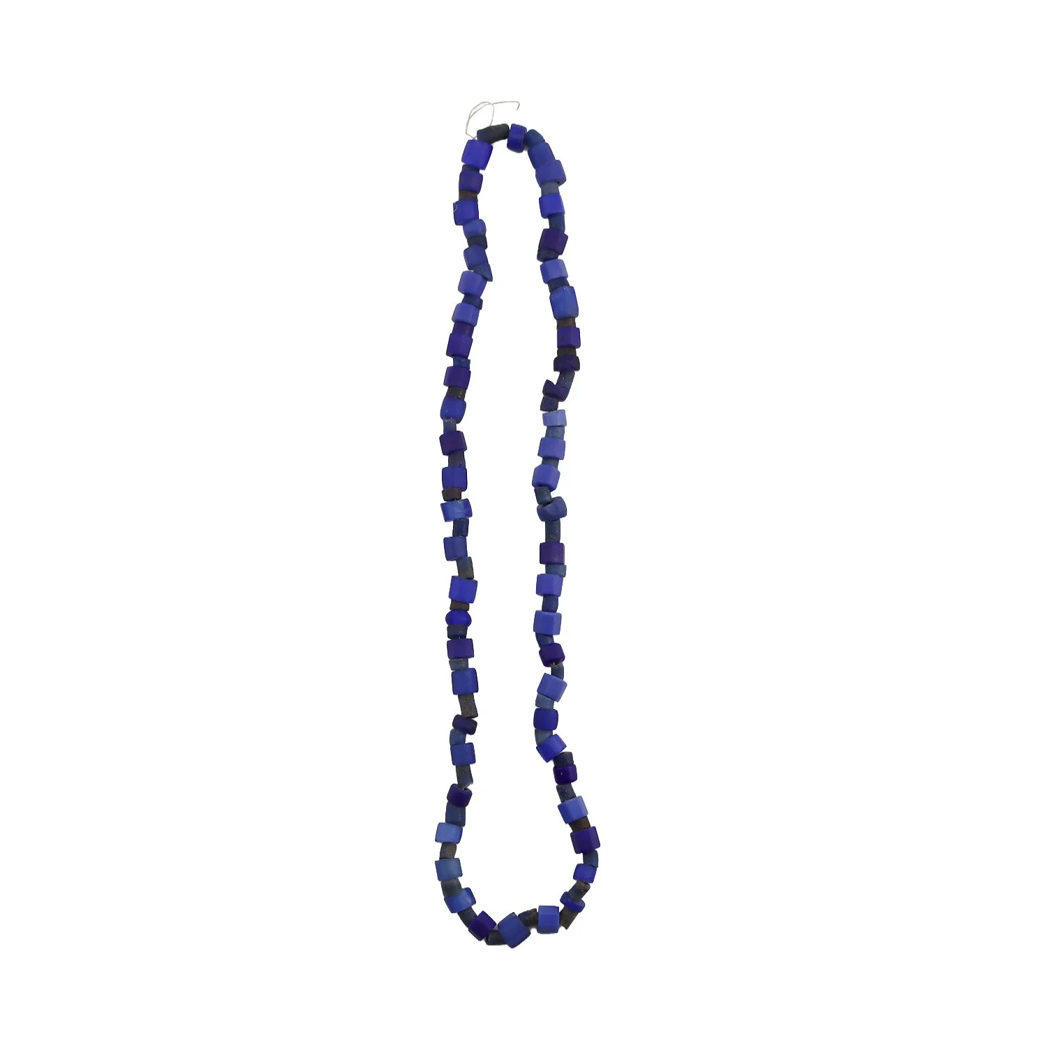 Strand of 104 glass trade beads, circa 18-19th century