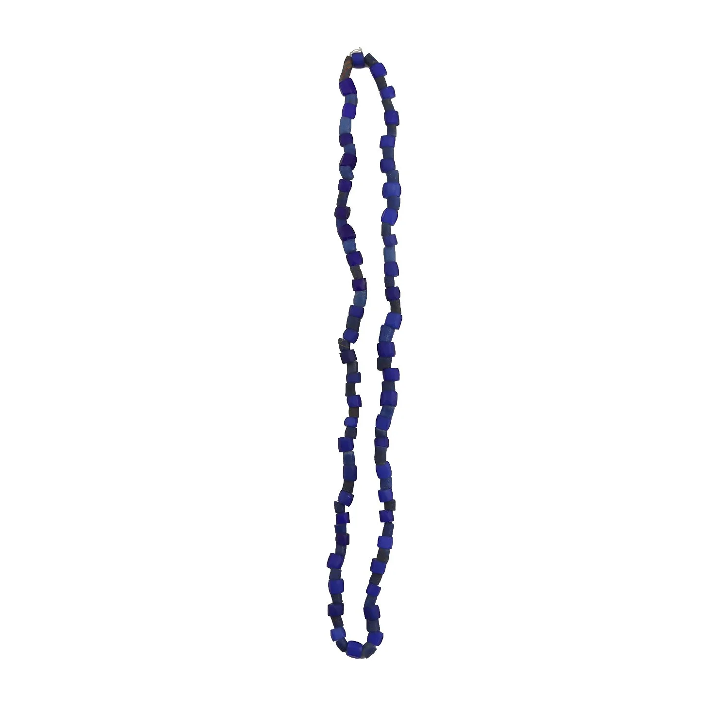 Strand of 100 glass trade beads, circa 18-19th century