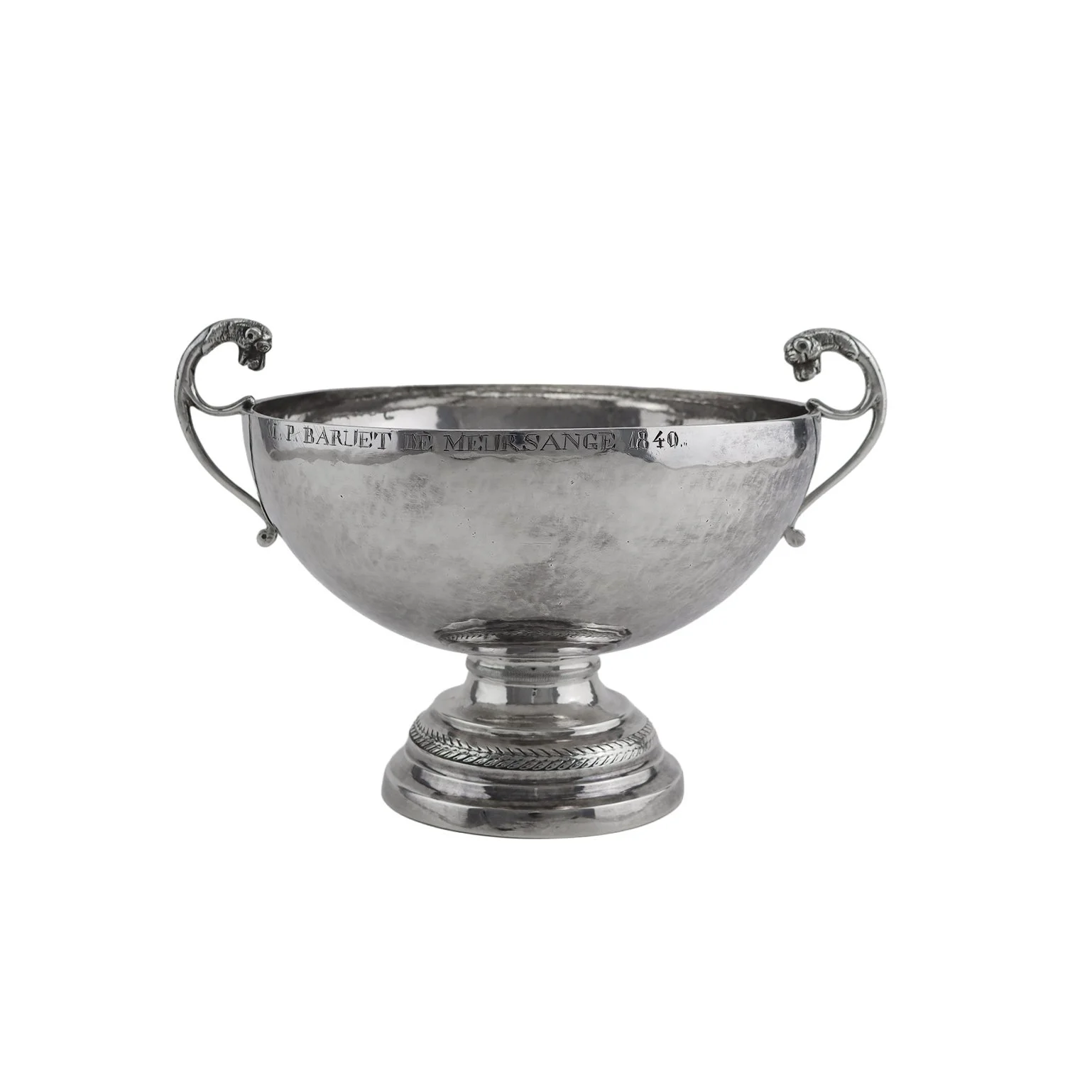 18th Century French Silver Marriage Cup