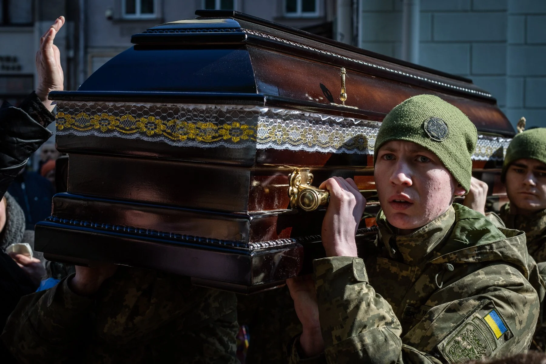 Military Funeral in Lviv
