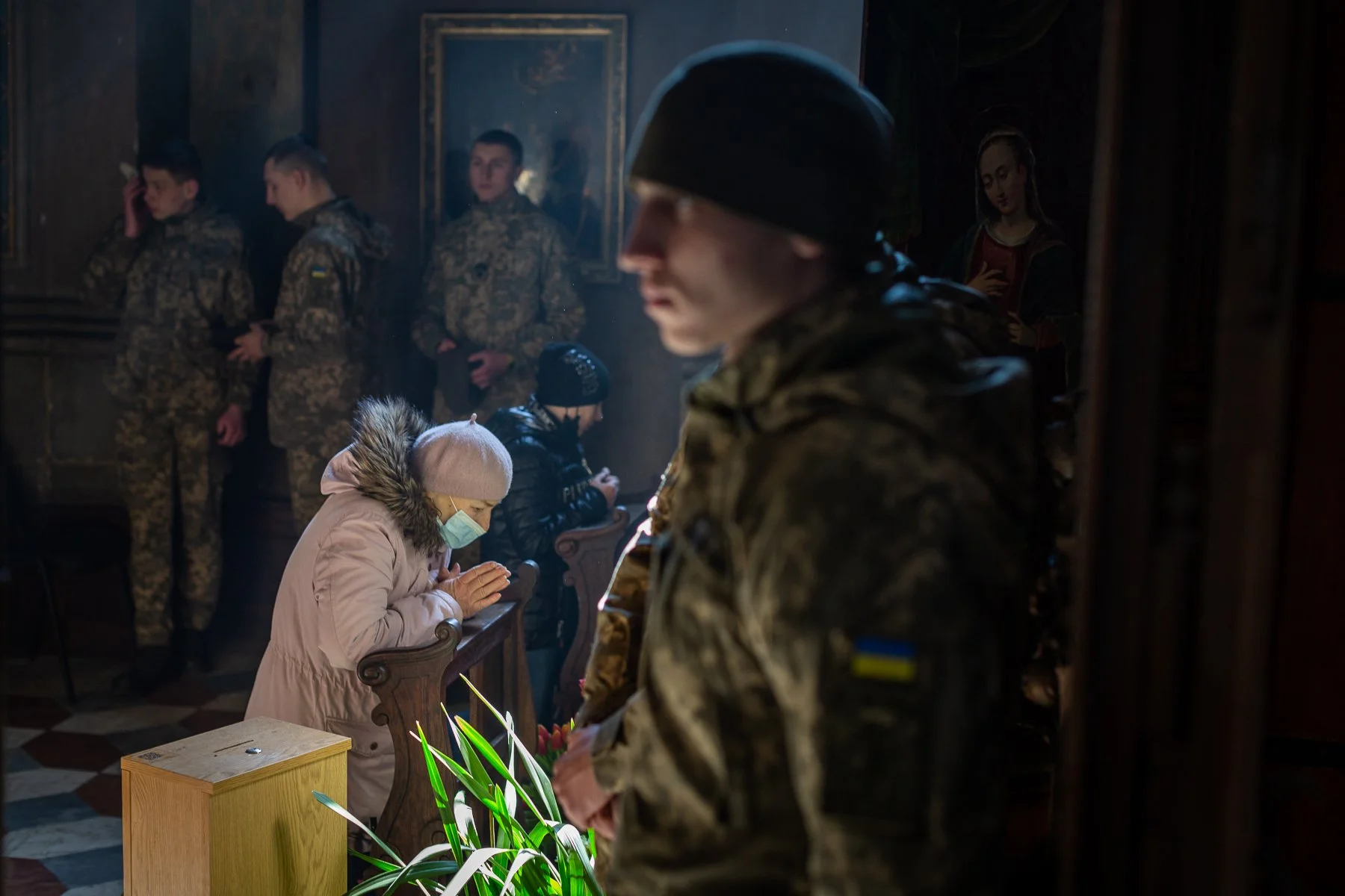 Military Funeral in Lviv