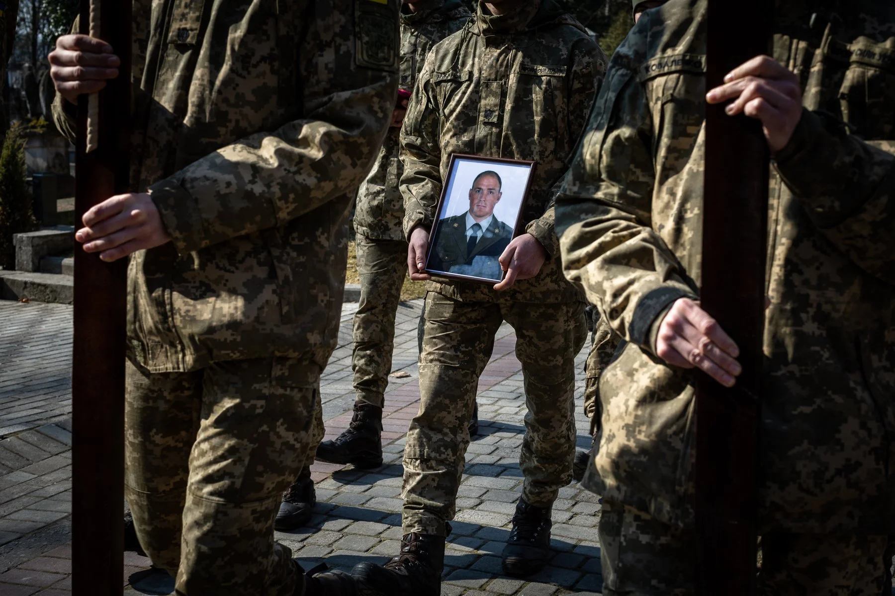 Military Funeral in Lviv