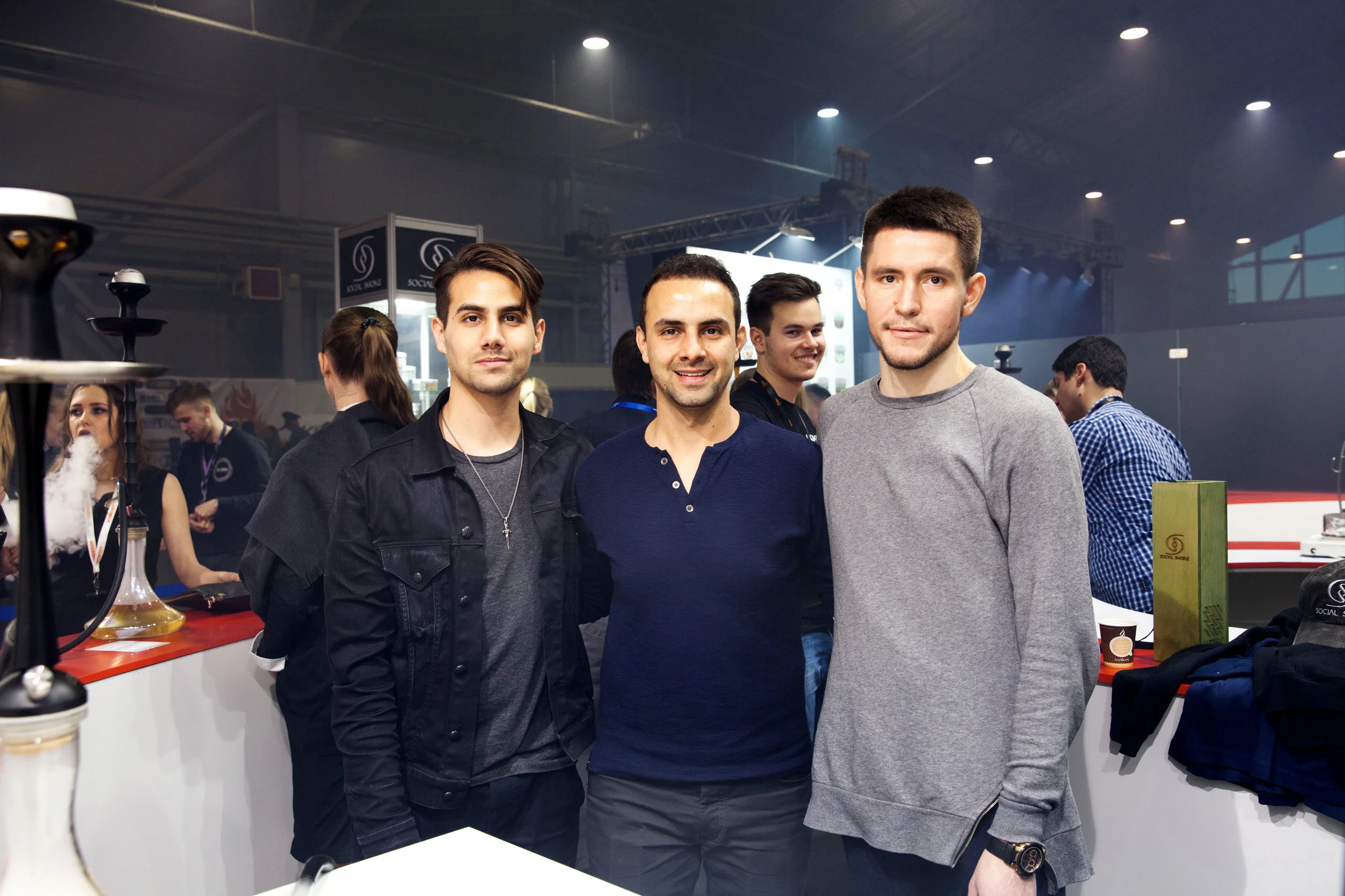 (From left to right) Mohammad, Ali, and Nikita