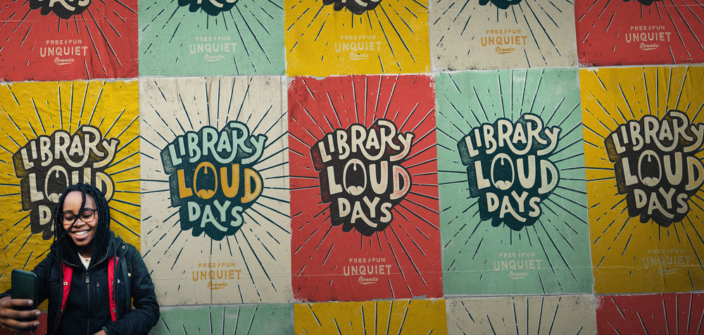 Library Loud Days identity and campaign for Milwaukee Public Library