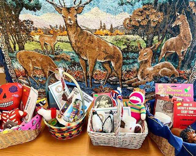 SNEAK PEAK: we’re providing some prettttty amazing prize baskets for this Saturday’s @kzmu.moab Ladies Arm Wrestling competition aka KLAW! If you haven’t entered yet, get on it: these prizes are top-notch, and all you gotta do is win! #kzmu #communityradio #prizebaskets #thrift #partnership #ladiesarmwrestling #law #klaw