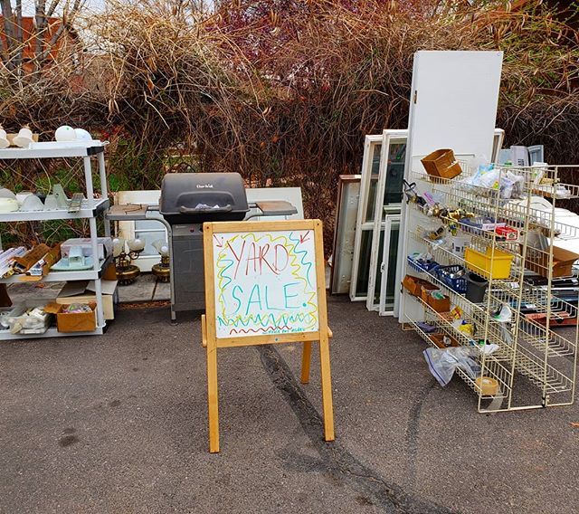 Yard Sale at Wabi ALL WEEK!! We've got items from our Building Supplies Section out in the parking lot and on sale all this week!! 👐👐 #sale #now #thisweek #wabisabi #moab #thriftlife #thriftlove #thrift #local