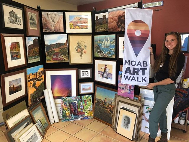 Did you know that…
This Saturday is the first Moab Art Walk of the Year AND that WabiSabi is now an Art Walk Stop?!? We are so excited to be participating in Art Walk 2019! Come down this Saturday from 5 – 8 for displays from local artists, fun diy creations with the KZMU spin art bike, food from the Moab Kitchen Food Truck, great instore sales, and more!! #moab #wabisabi #artwalk #thrifstore #art #party #thisweekend #saturday