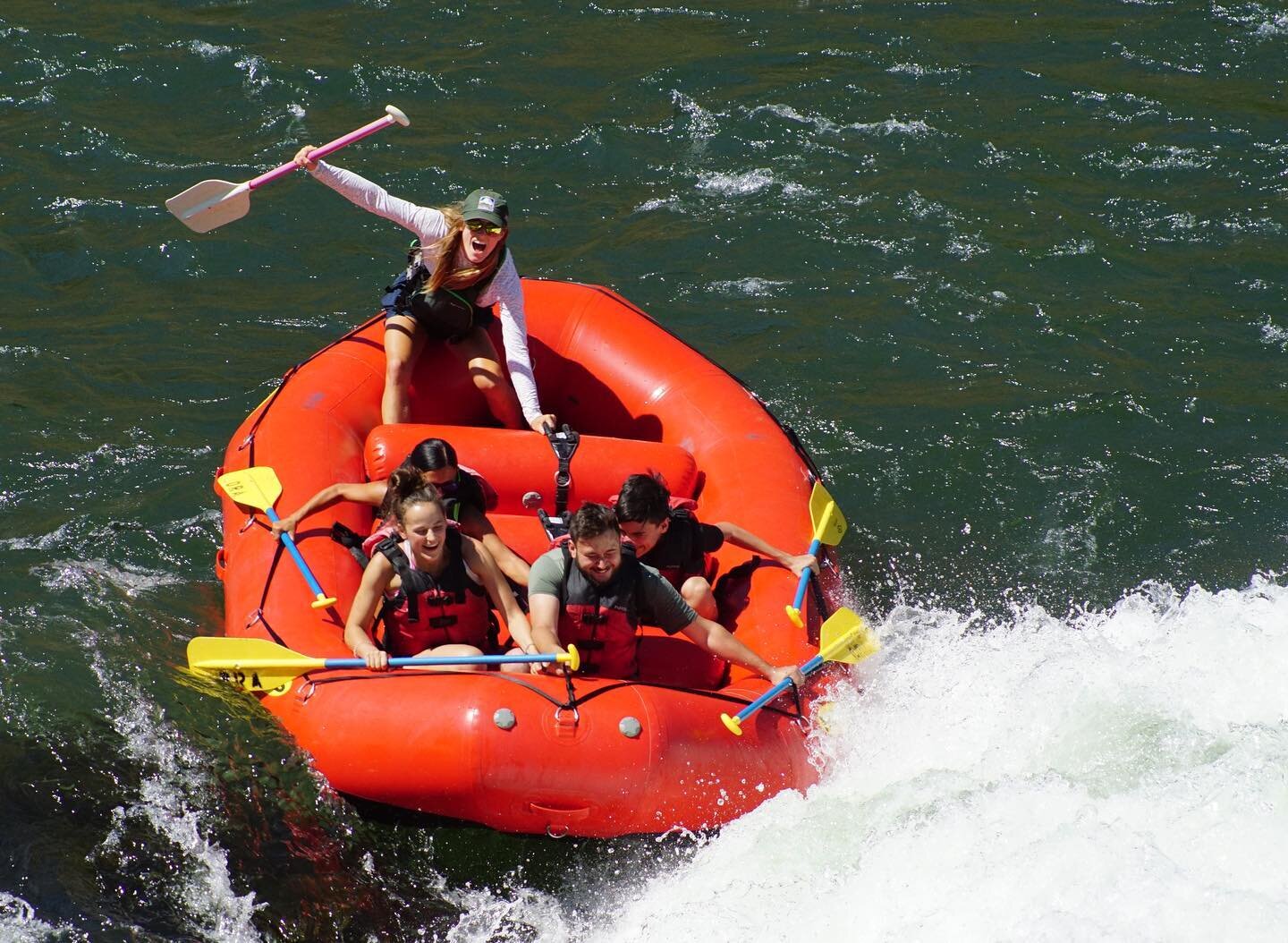 What are you even doing if you&rsquo;re not rafting this week?! #heatwave #oregonrafting #deschutesriver