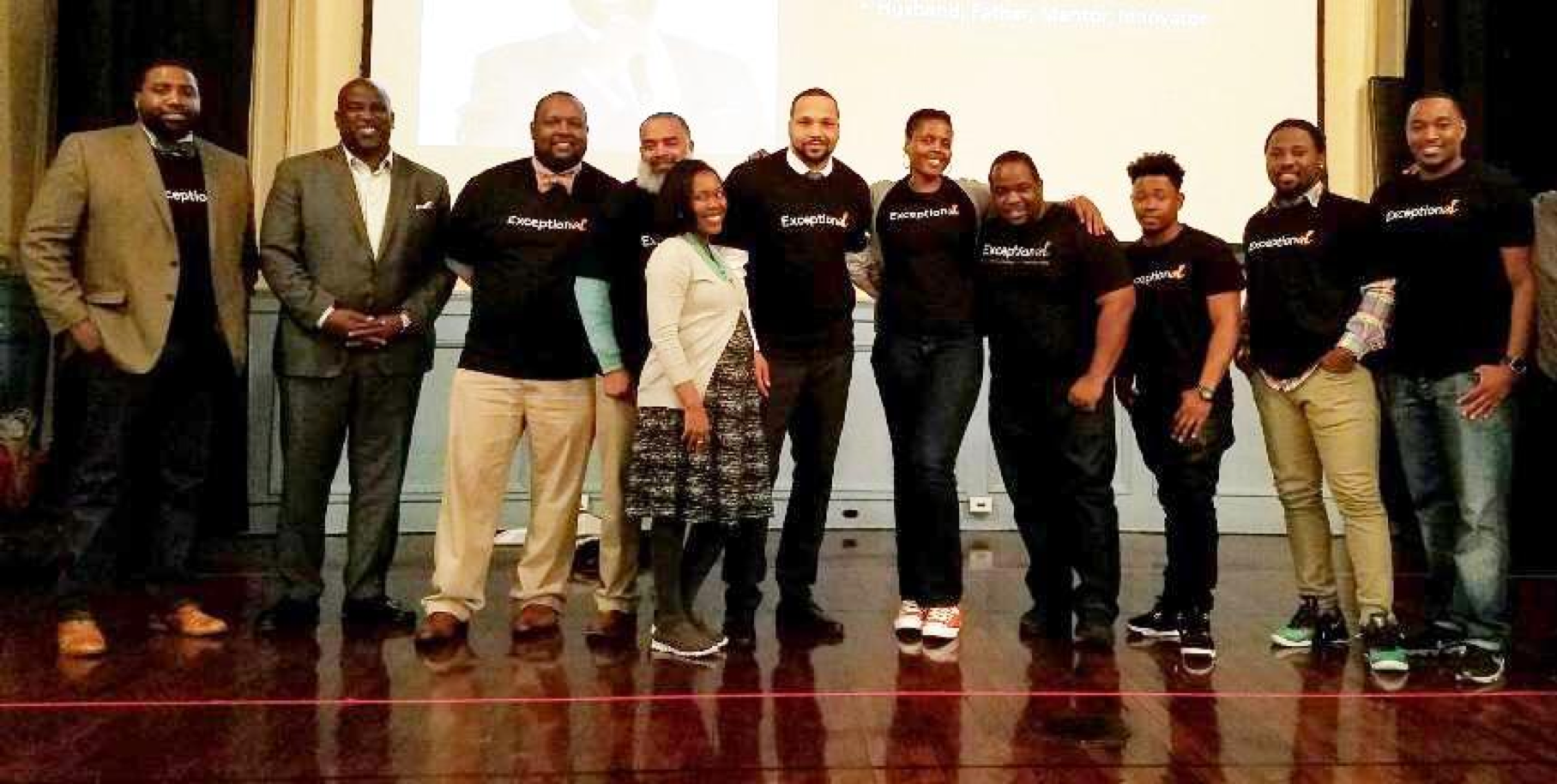 Men of The ExceptionAL Project after a Community Conversation in Newark, NJ