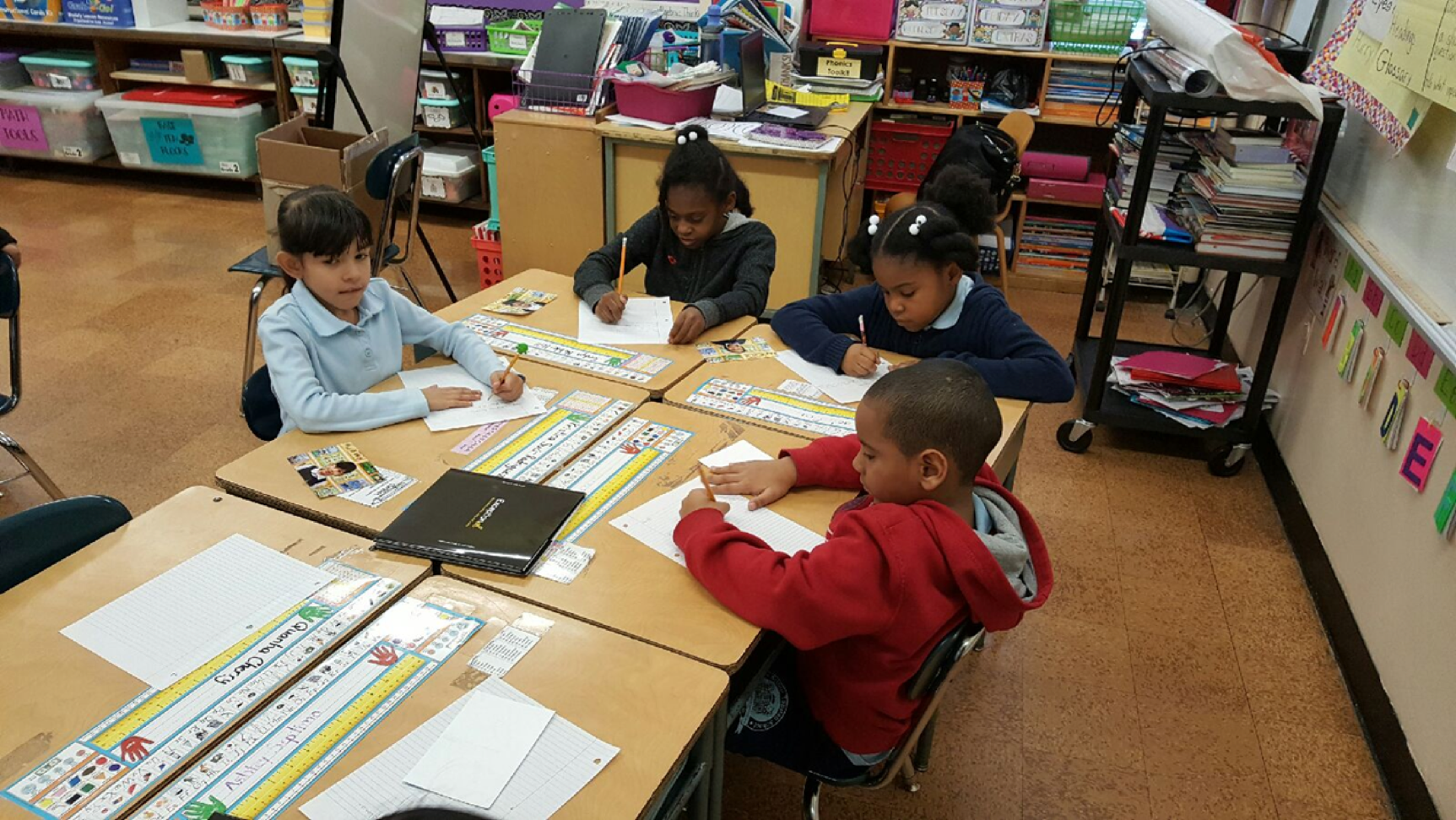 Students work on their own version of the book and tell how they lead, live, and love.