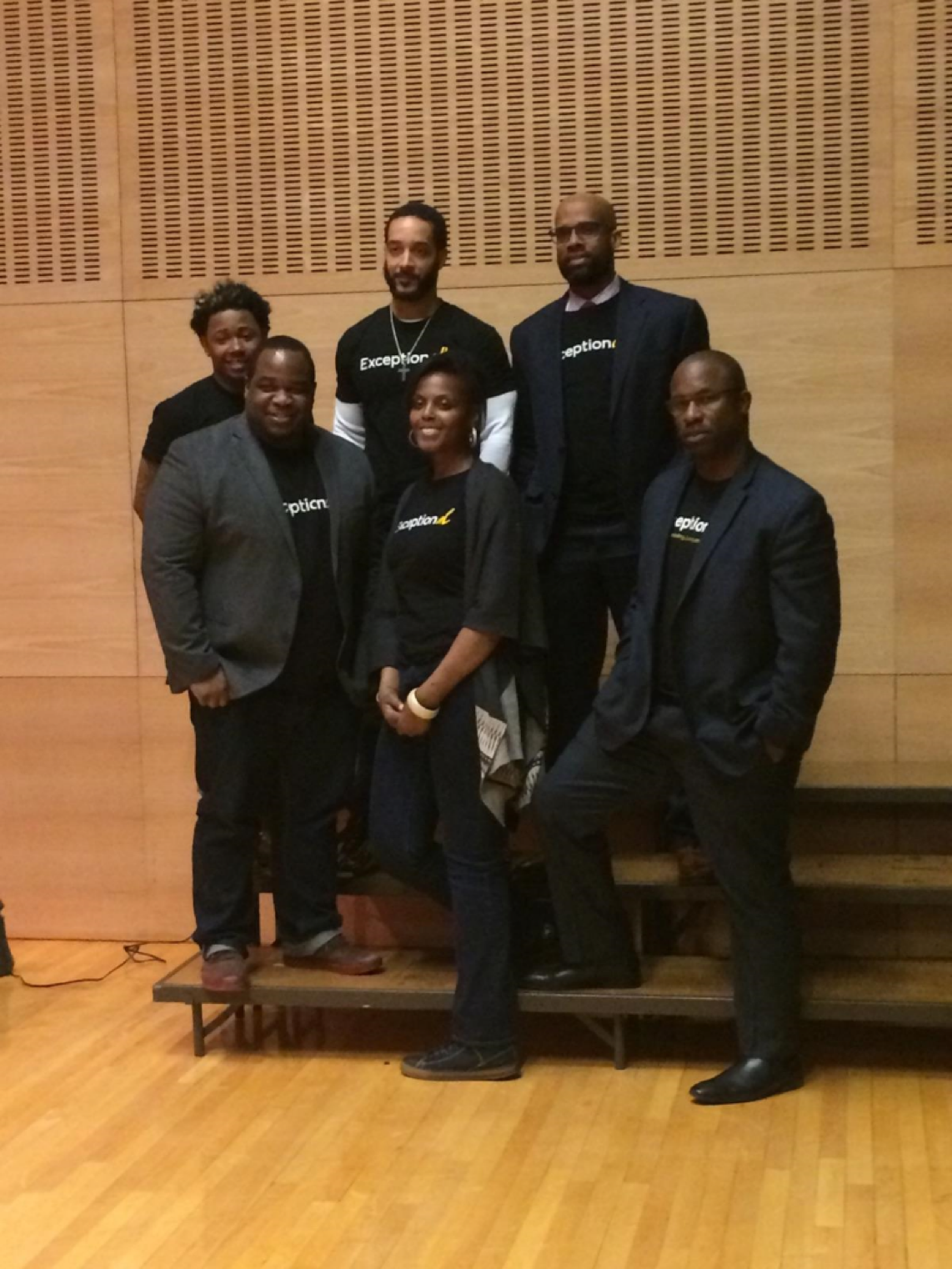 Men of The ExceptionAL Project after a Community Conversation at Bank Street School