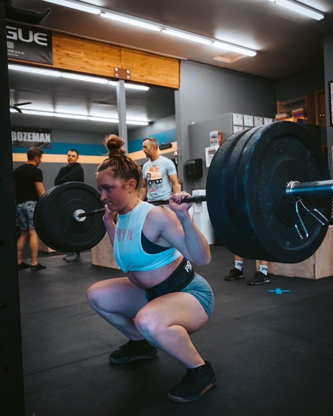 COACH ABBY😊​​​​​​​​​
Favorite Movement 🏋🏼&zwj;♀️ - &quot;back squats and DB snatches, but these often change as I work on different movements.&quot;

Coaching 💪🏼 - &quot;I started coaching at CrossFit Bozeman in November. I love coaching because