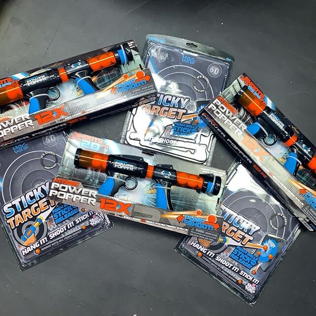 ATOMIC Power Popper $19.99 &amp; Sticky Target $9.99 🎯 🔫