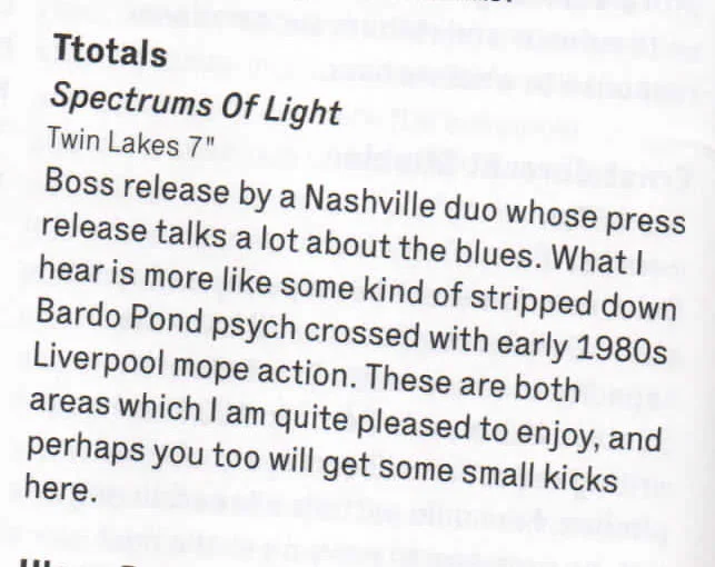 Review by Byron Coley, The Wire