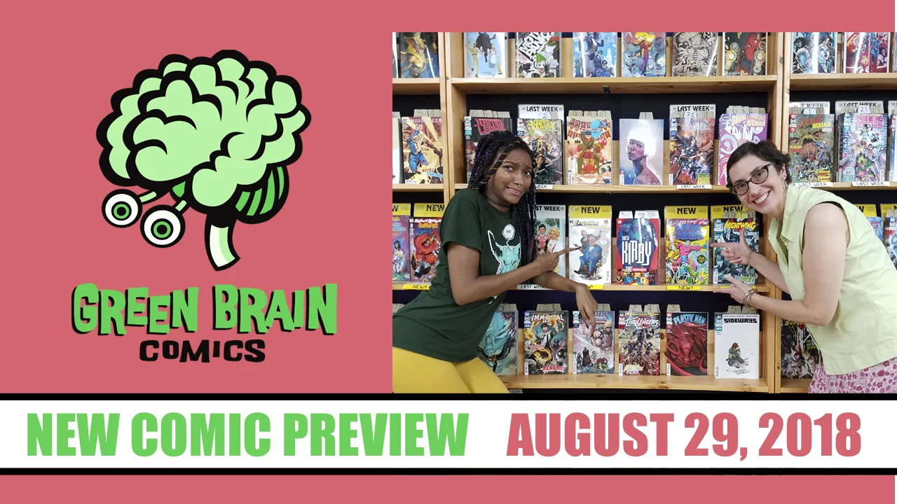 New Comics Preview 08/29 @ Green Brain Comics