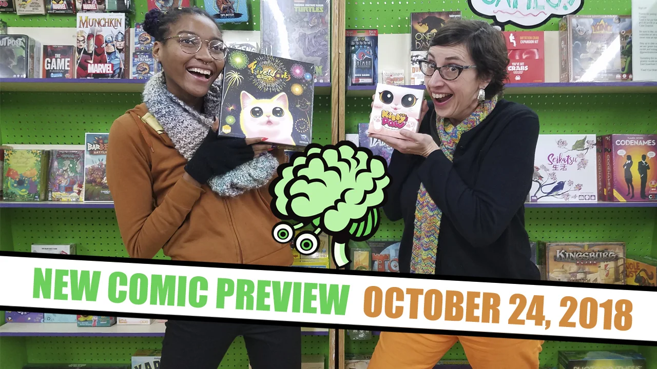 New Comics Preview for 10/24 @ Green Brain Comics