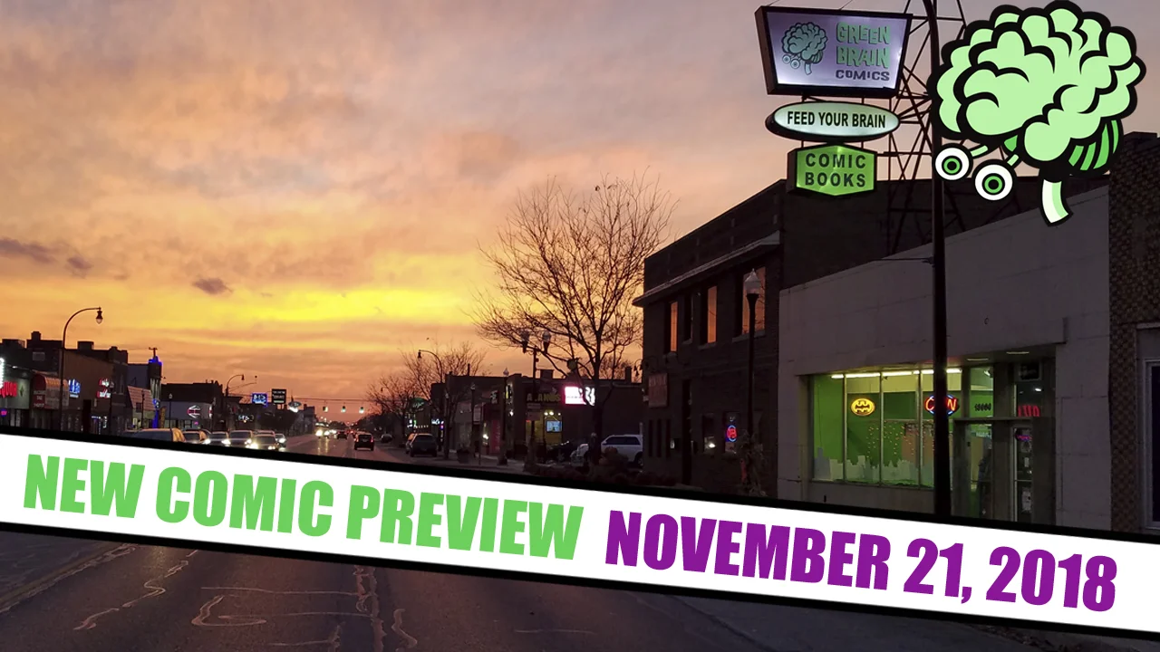 New Comic Preview for 11/21 @ Green Brain Comics