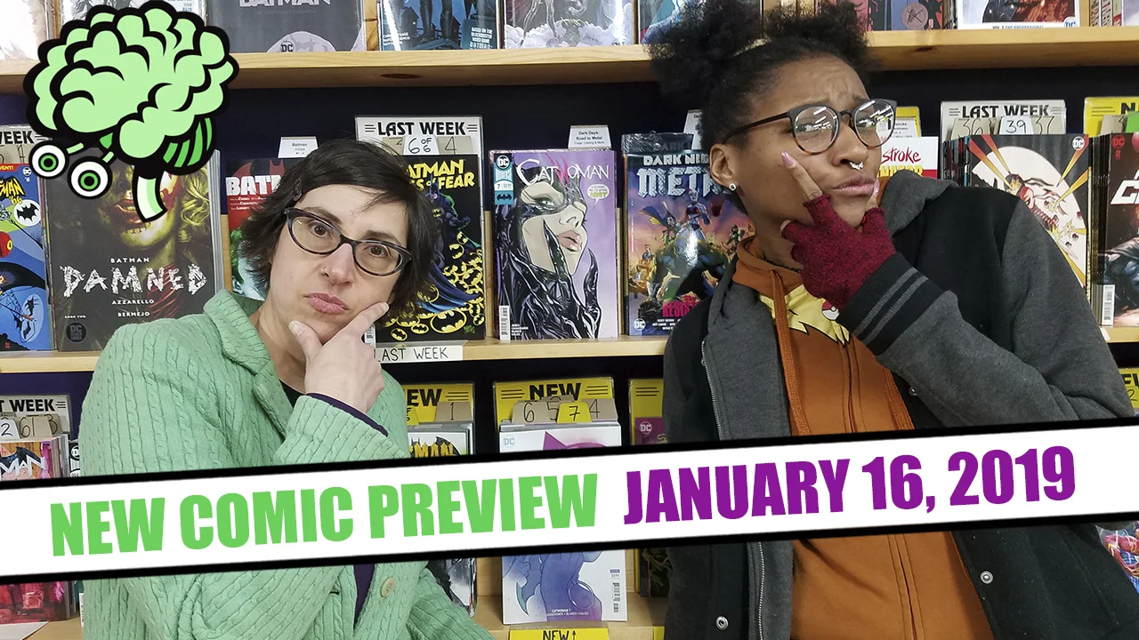 New Comics Preview for 01/16 @ Green Brain Comics