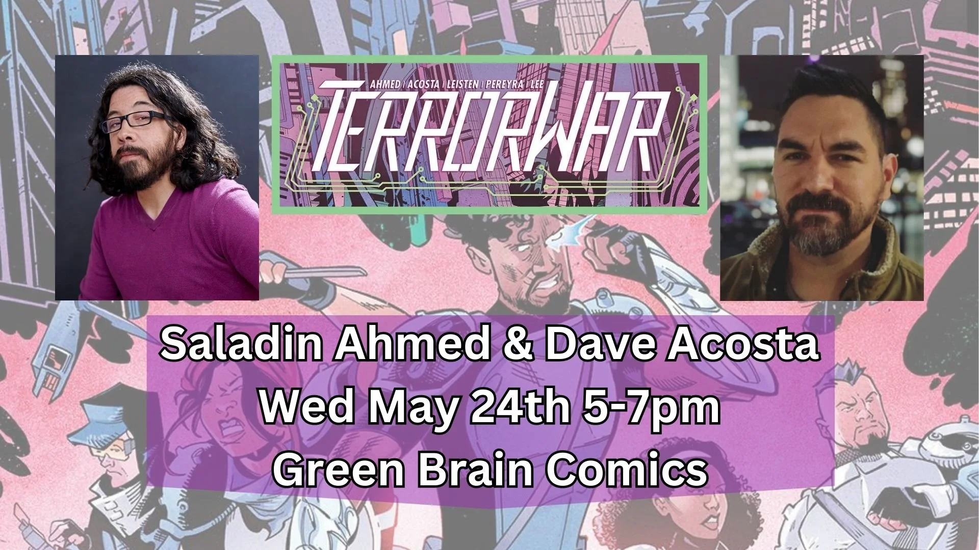 In Store Signing with Saladin Ahmed and Dave Acosta