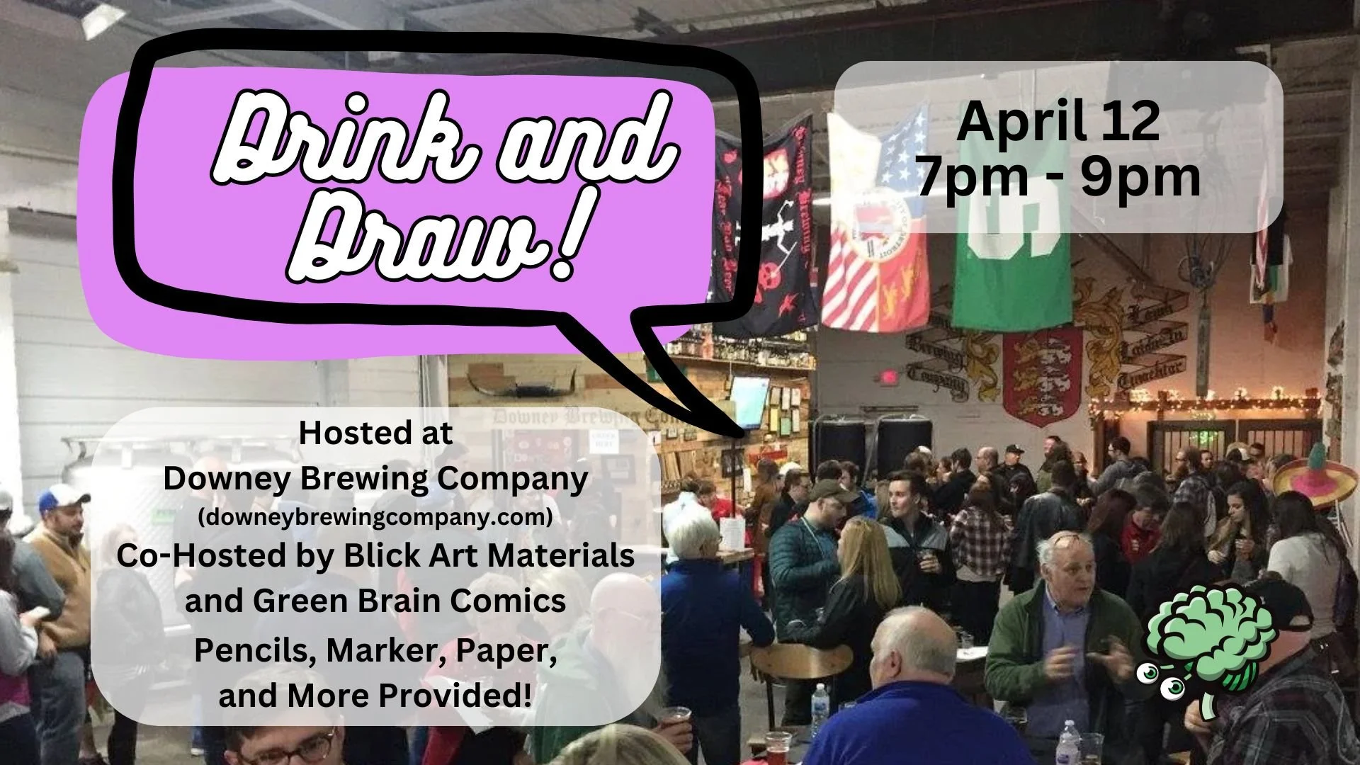 East Dearborn Drink &amp; Draw @Downey Brewing 10APR2026